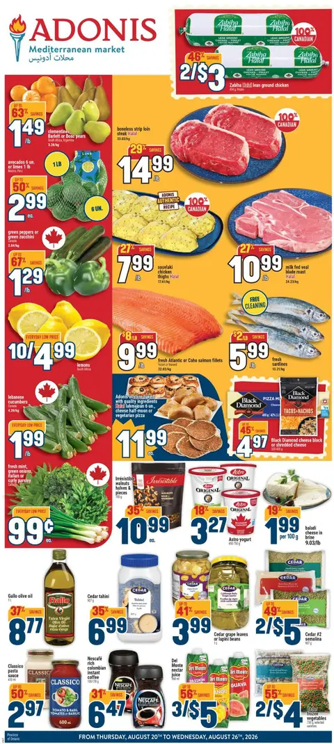 Weekly Flyer Flyer Ont Aug 20 - 26, 2026