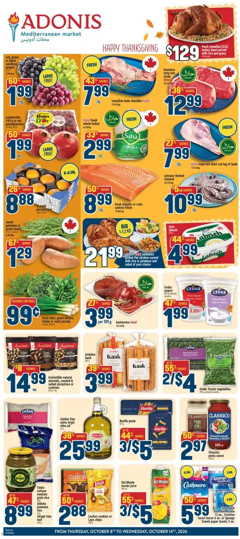 Weekly Flyer ON Oct 8 - 14, 2026