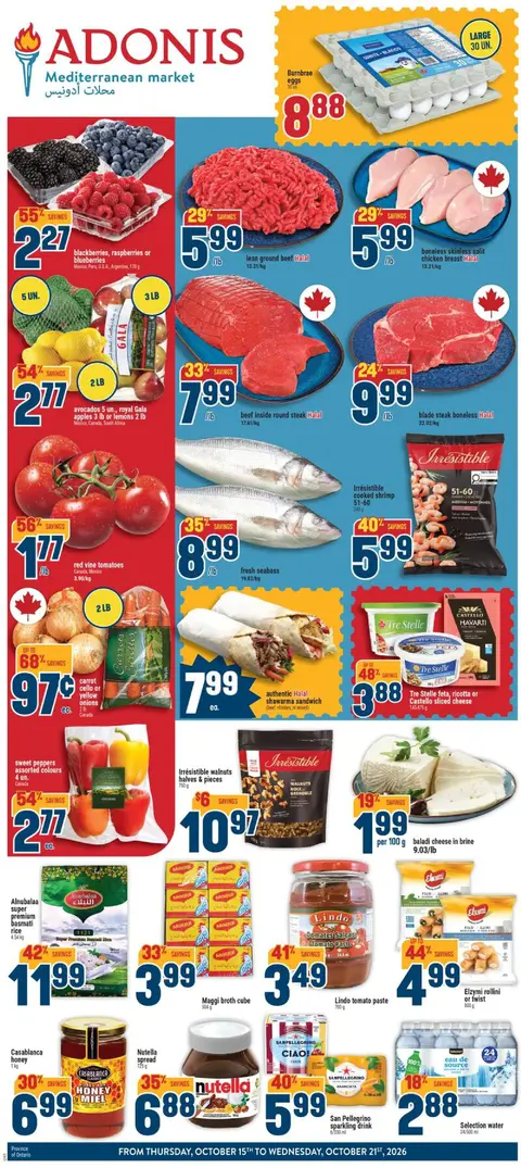Weekly Flyer ONT Oct 15 - 21, 2026