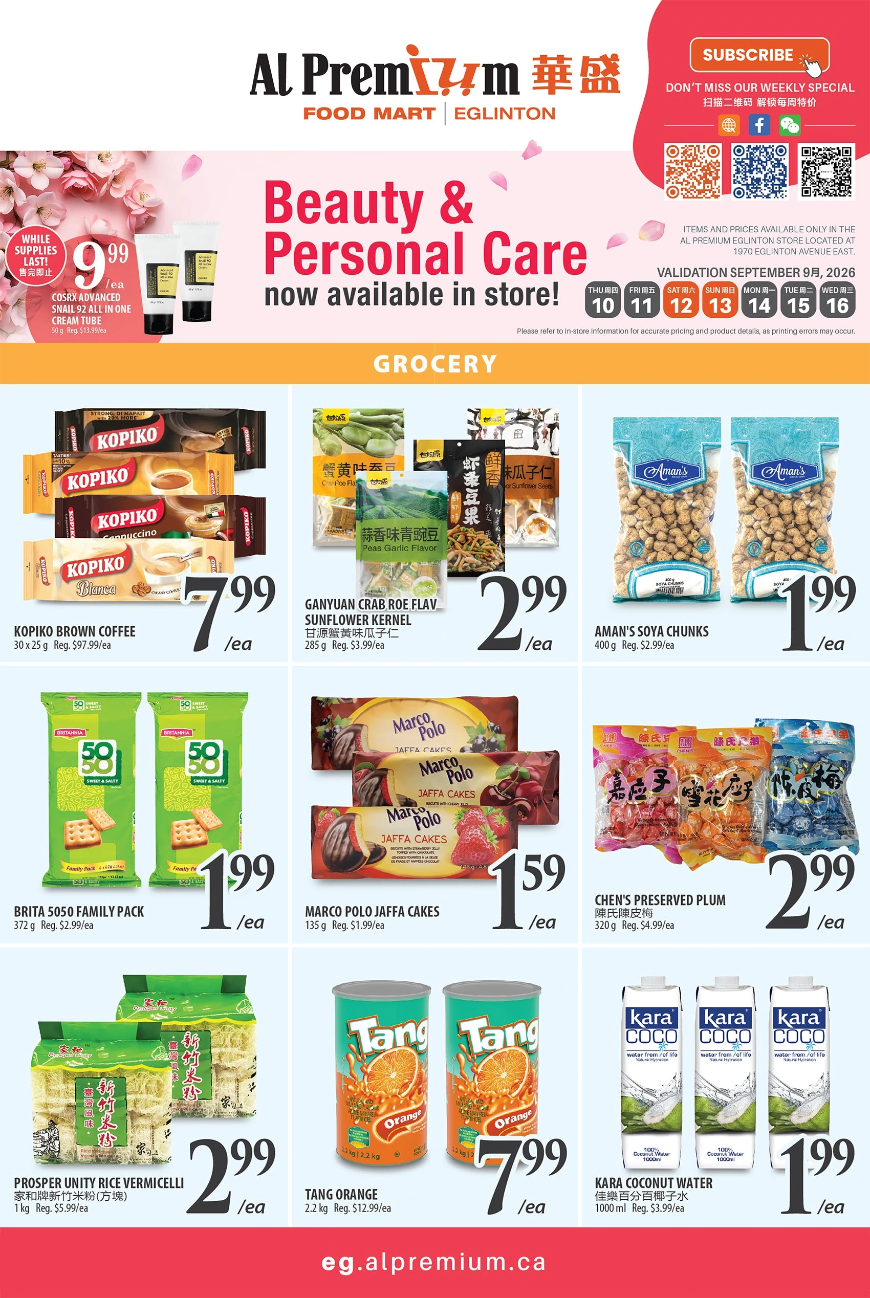 Al Premium Eglinton Weekly Flyer - Page 3
