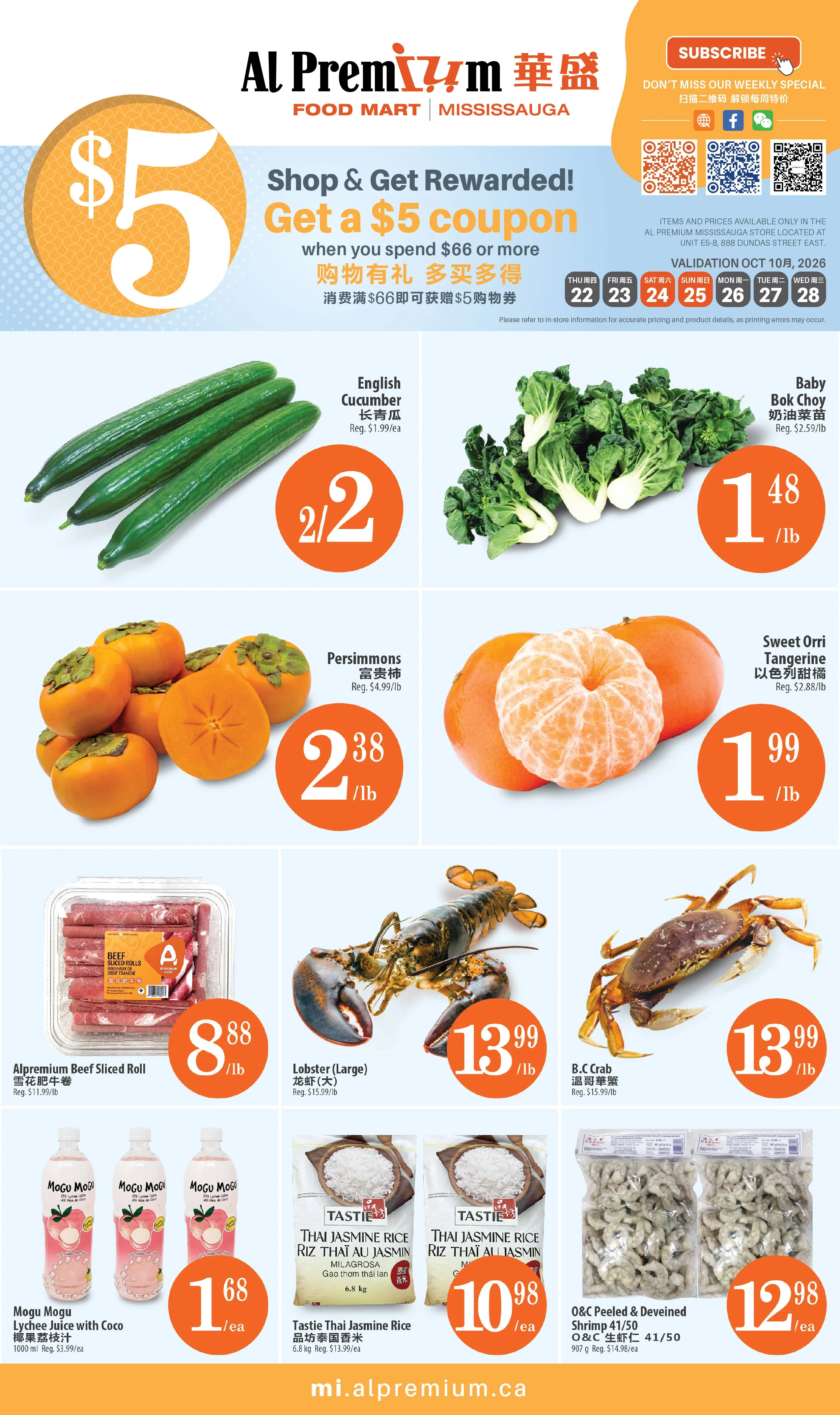 Al Premium Mississauga Weekly Flyer - Page 1