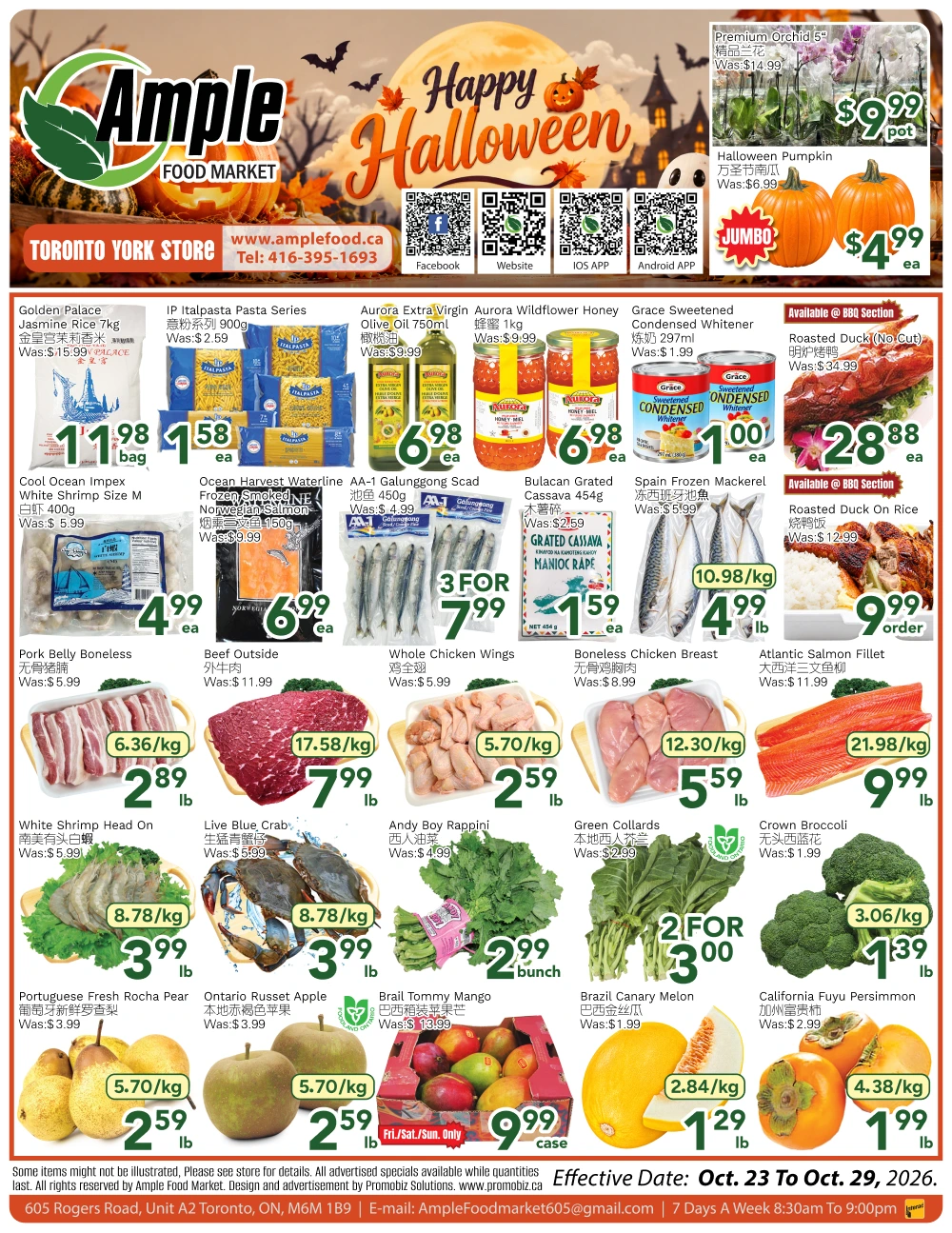 Ample Food Market Toronto York Weekly Flyer - Page 1