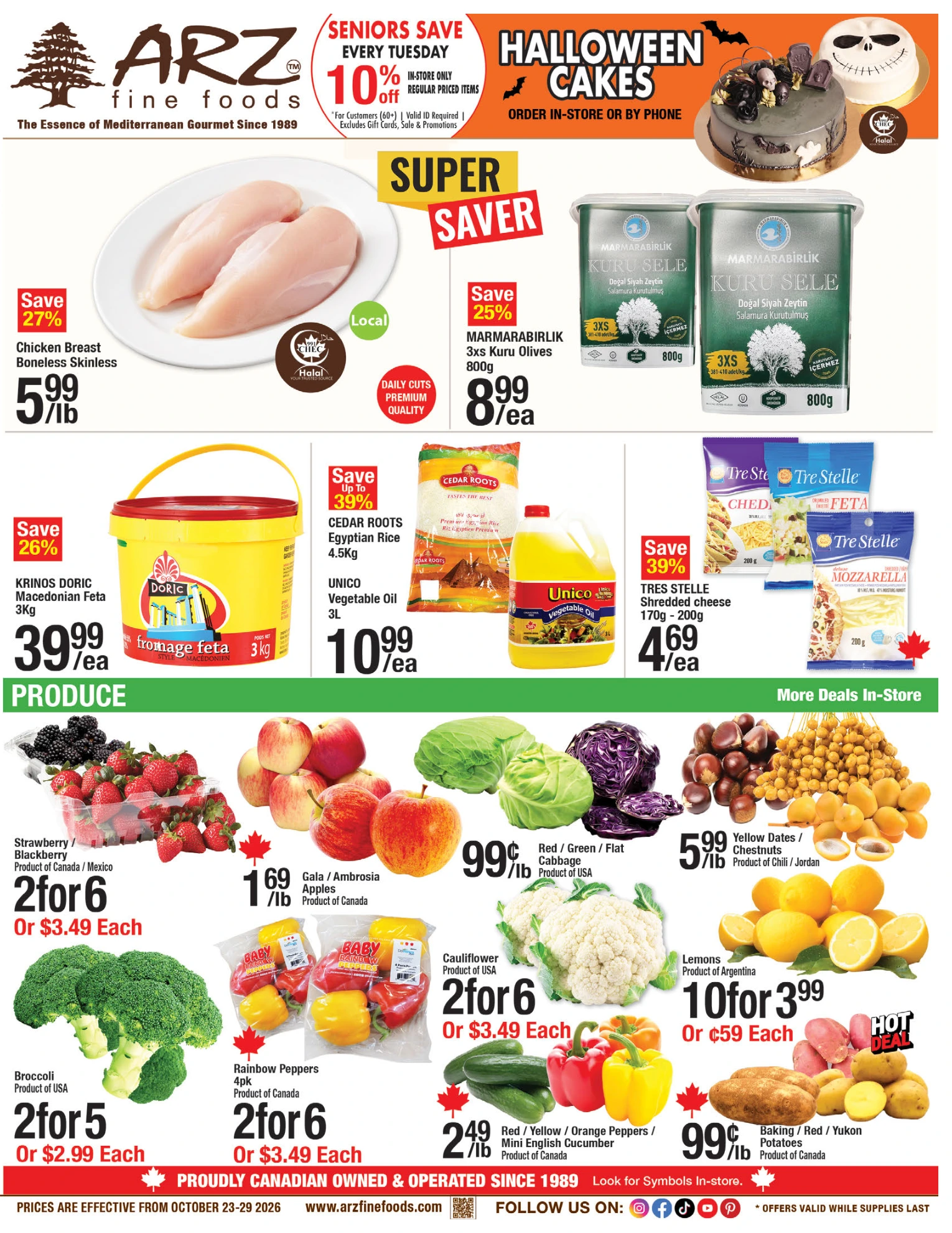 Arz Fine Foods Weekly Flyer - Page 1