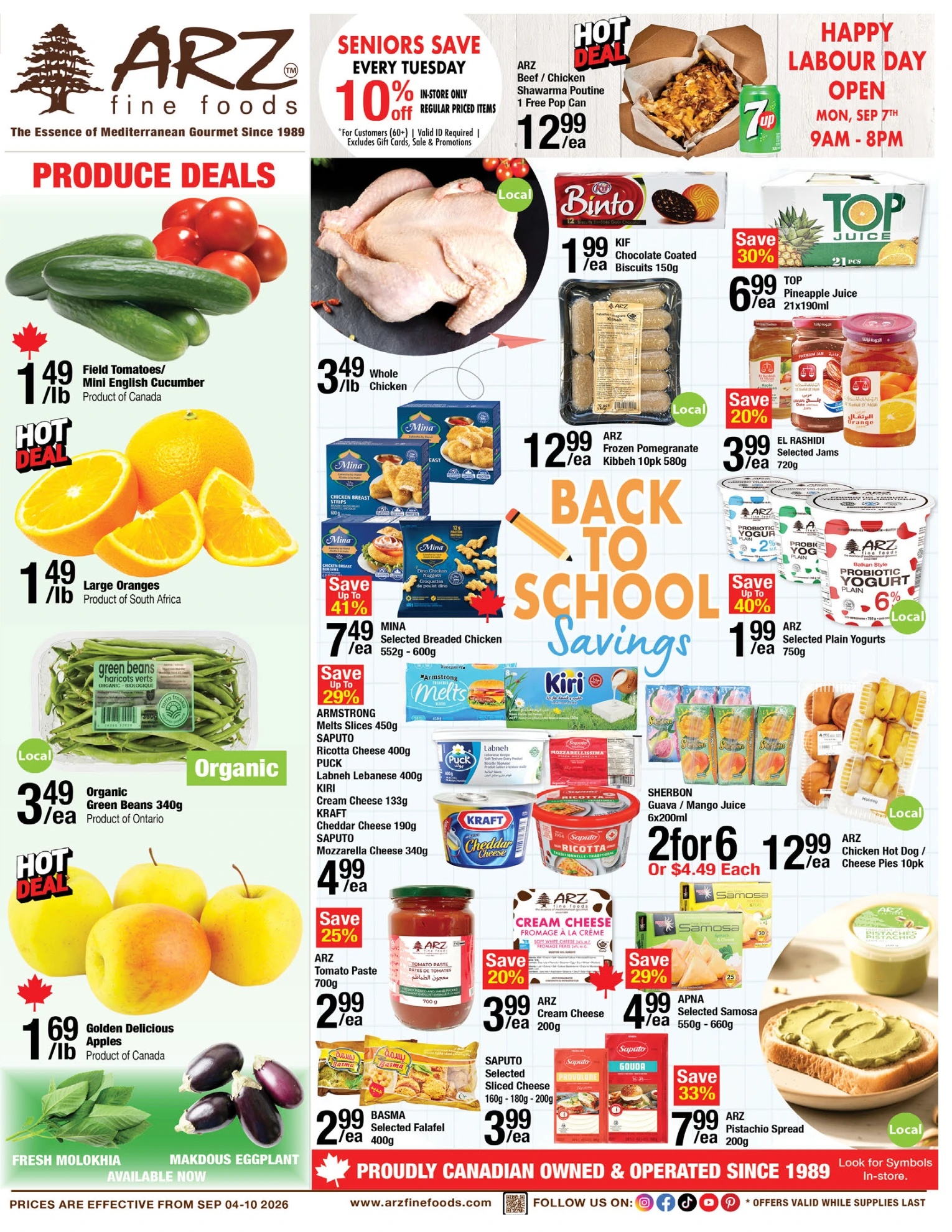 Arz Fine Foods Weekly Flyer - Page 1