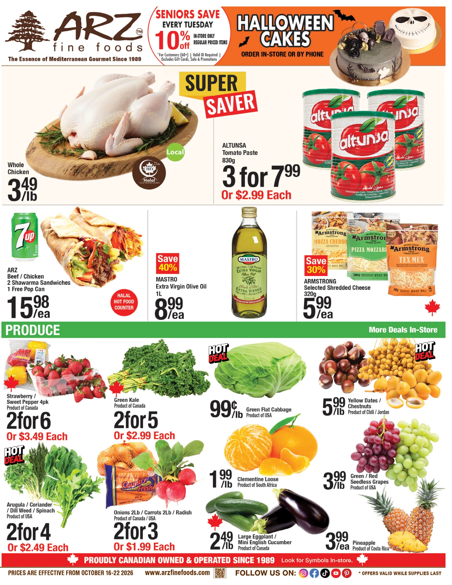 Arz Fine Foods Weekly Flyer - Page 1