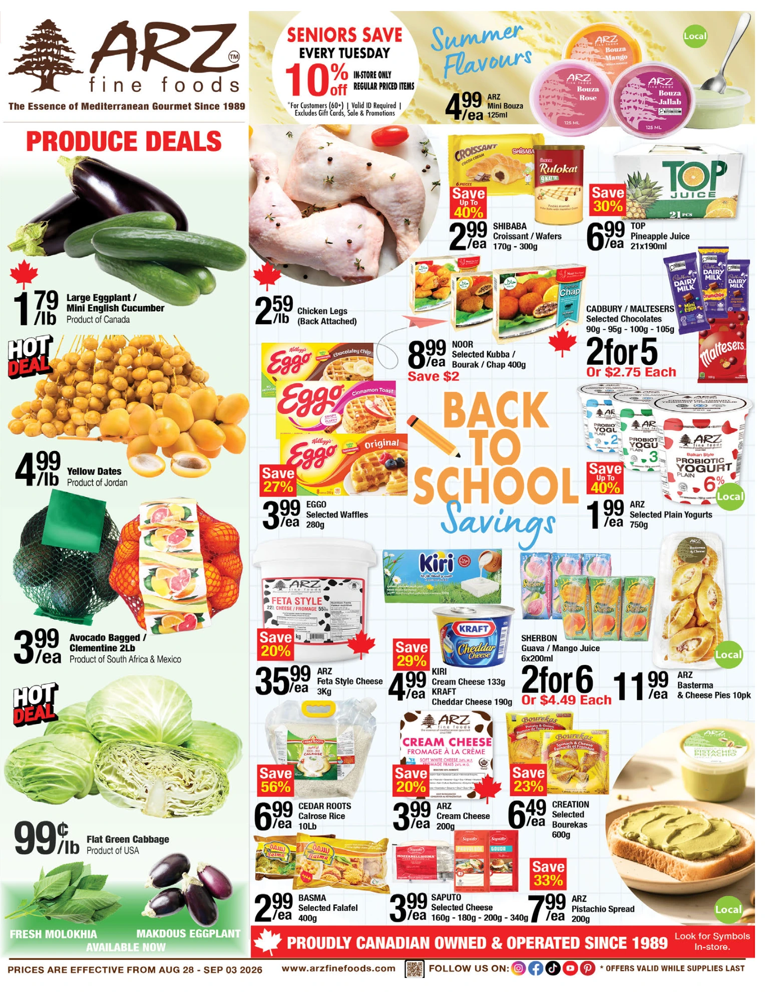 Arz Fine Foods Weekly Flyer - Page 1
