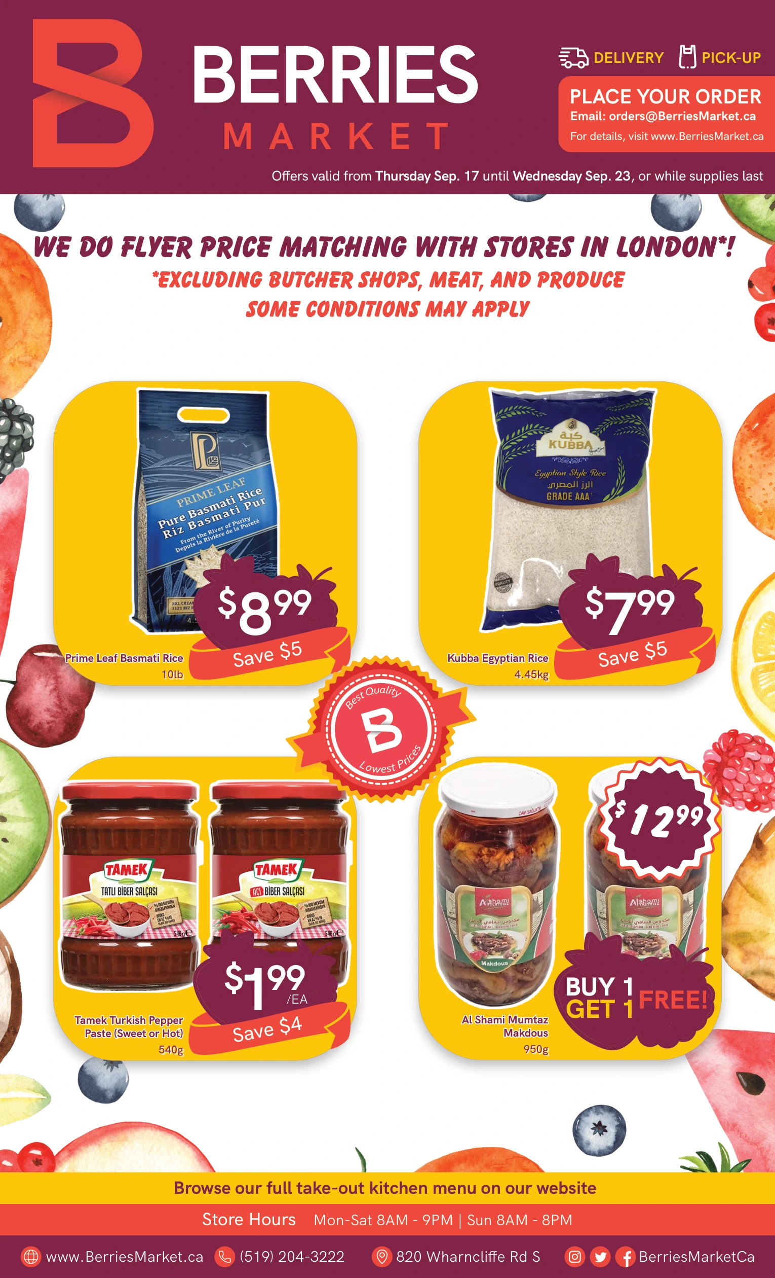 Berries Market Weekly Flyer - Page 1