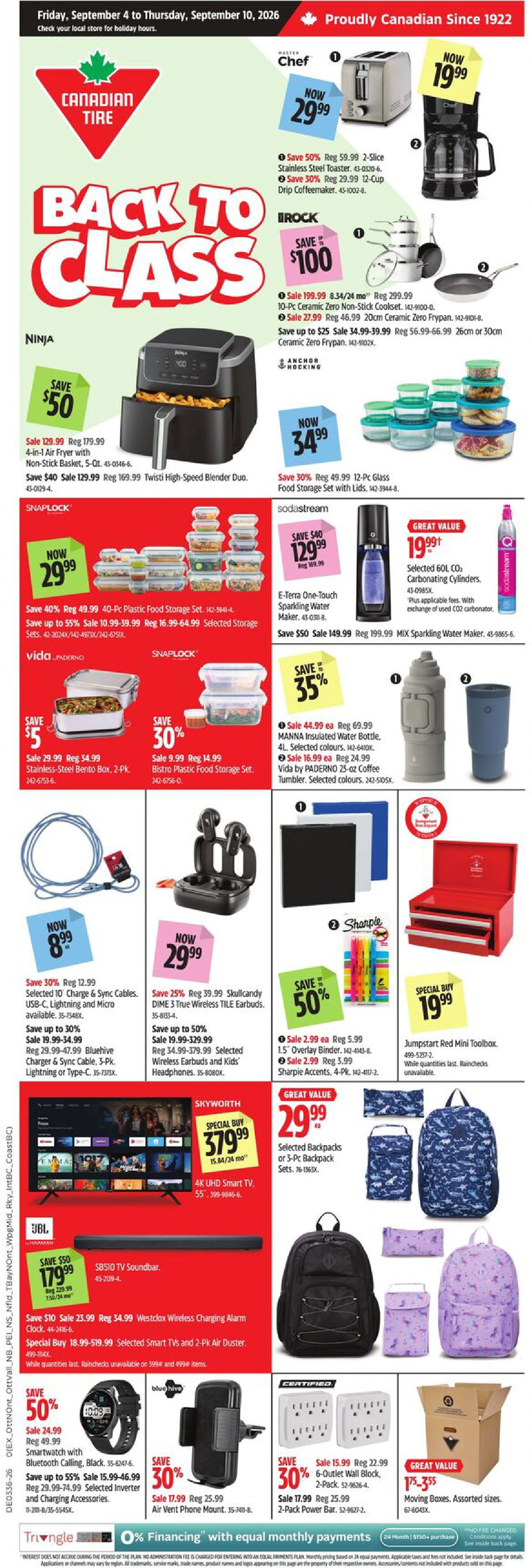 Canadian Tire Weekly Flyer 0_GTA - Page 1