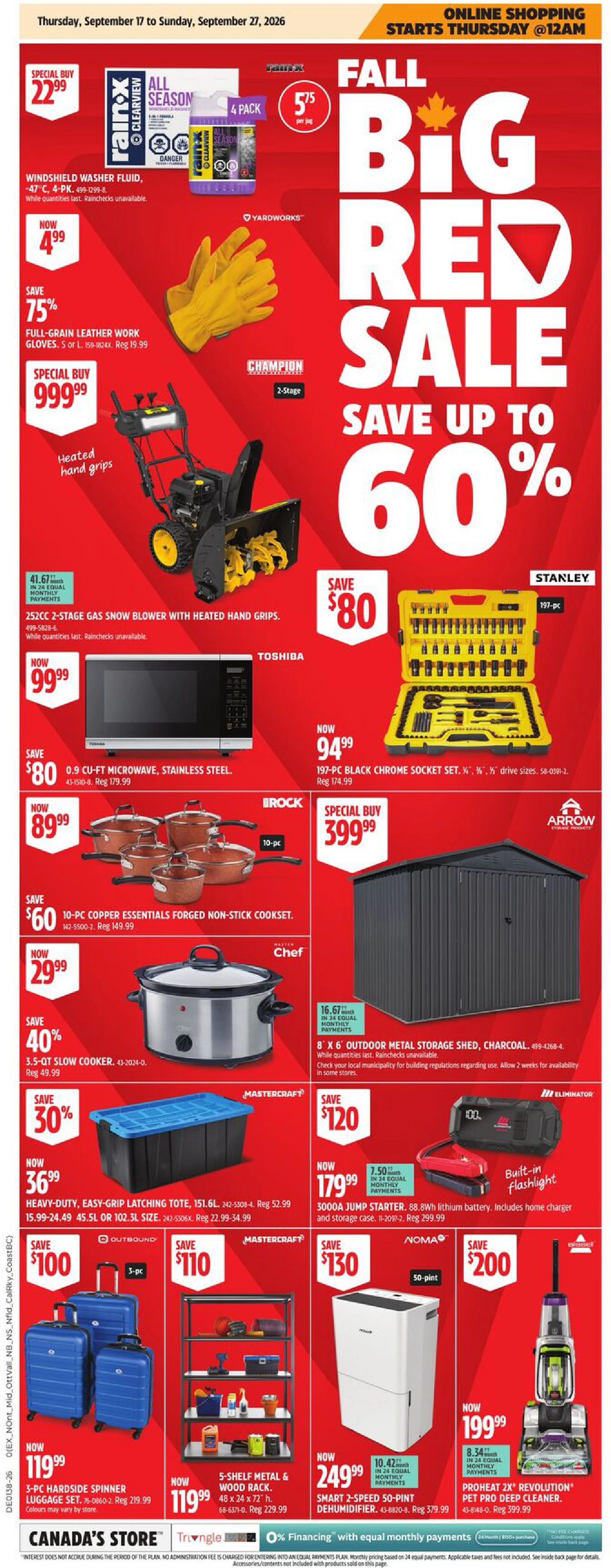 Canadian Tire Weekly Flyer 0_GTA - Page 1