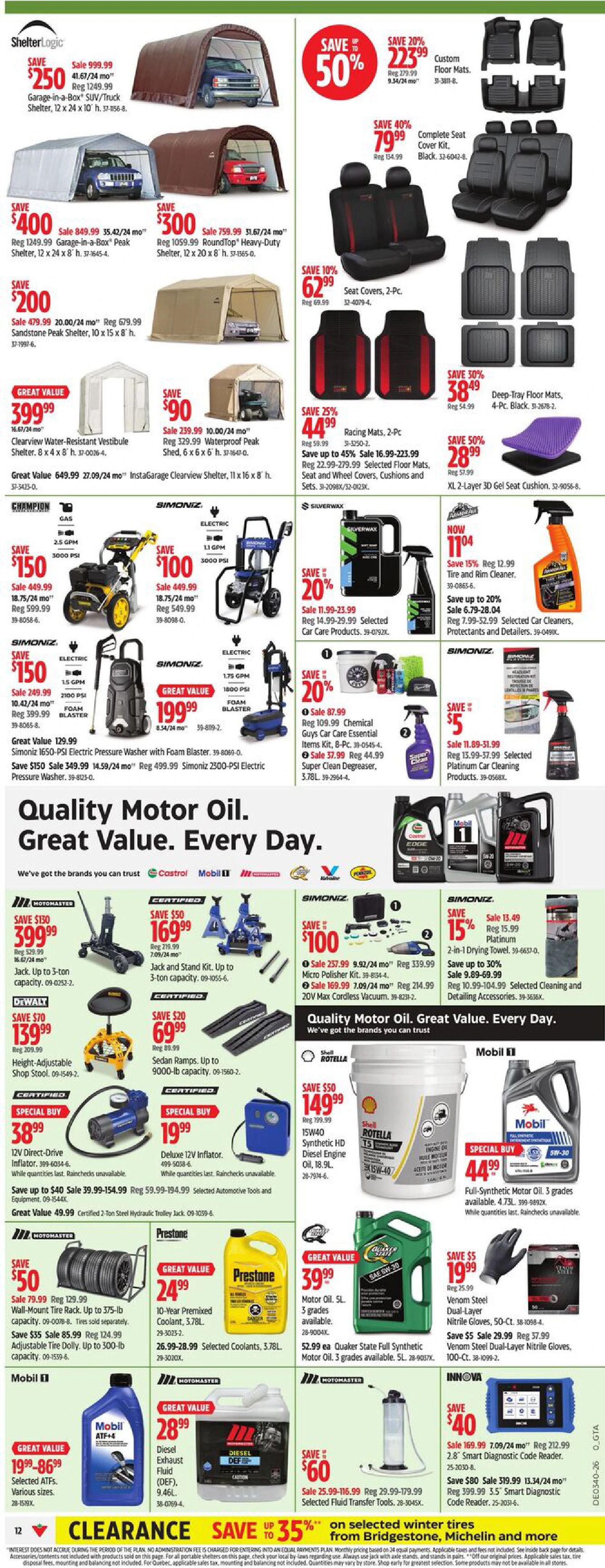 Canadian Tire Weekly Flyer 0_GTA - Page 12