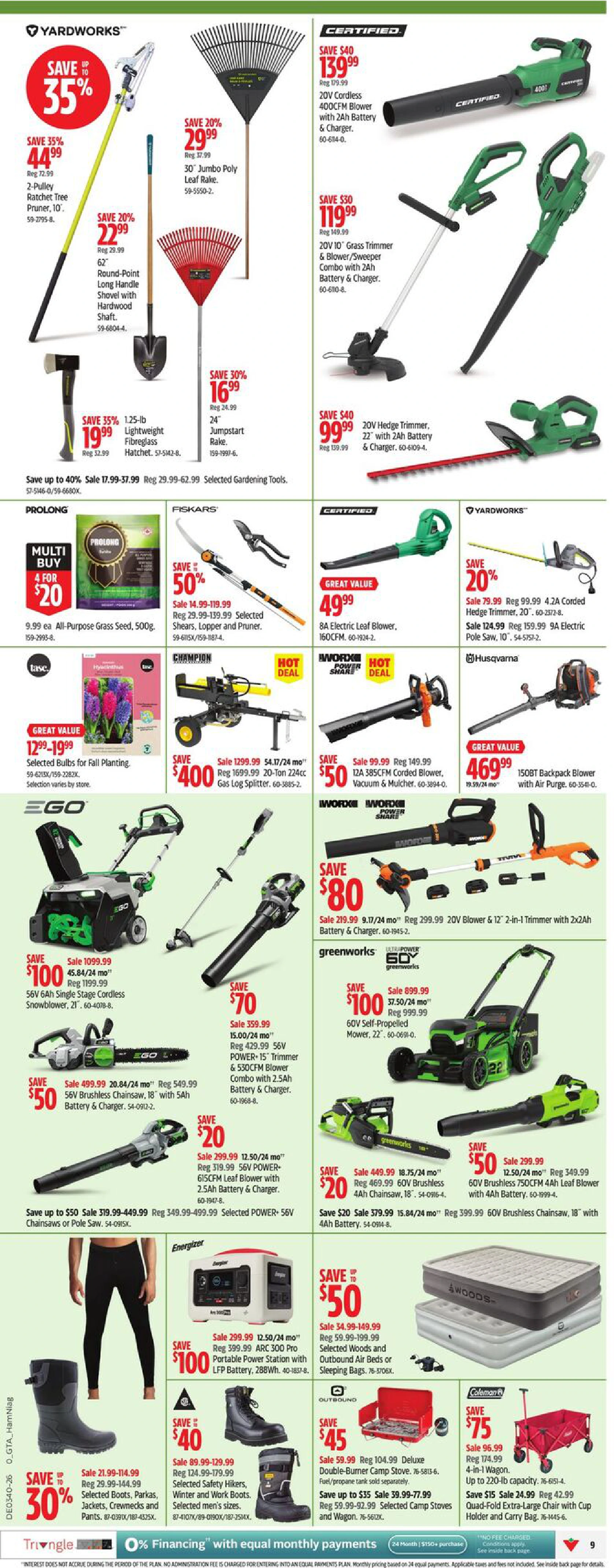 Canadian Tire Weekly Flyer 0_GTA - Page 9
