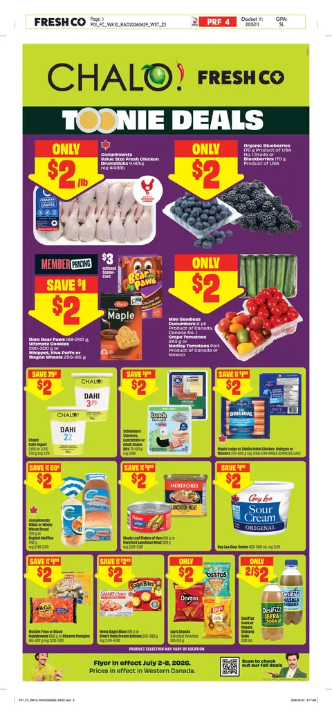 Chalo Weekly eFlyer 07/02 - 07/08