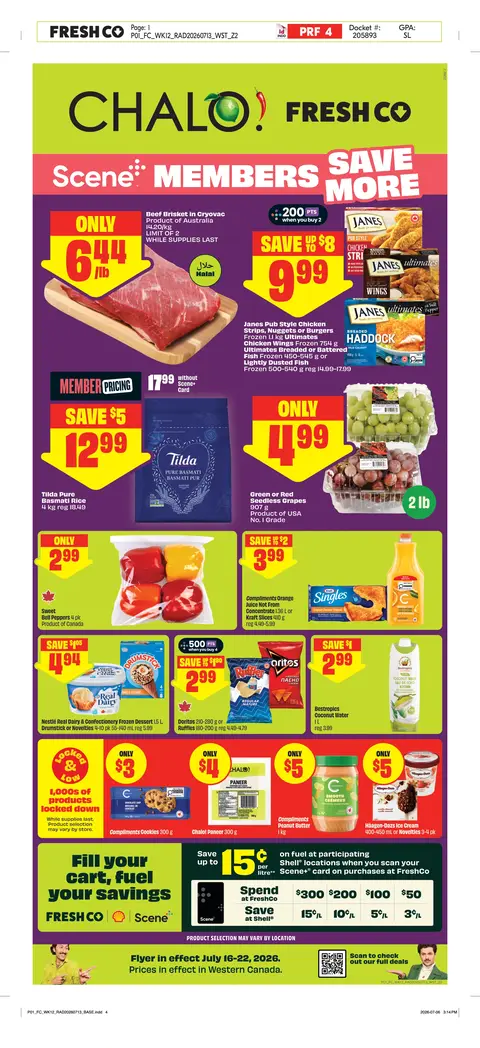 Chalo Weekly eFlyer 07/16 - 07/22