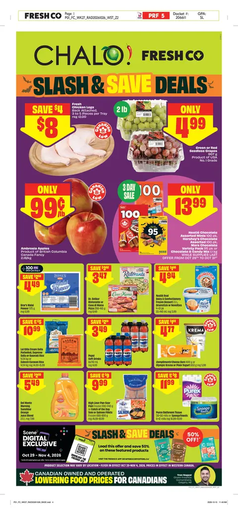 Chalo Weekly eFlyer 10/29 - 11/04