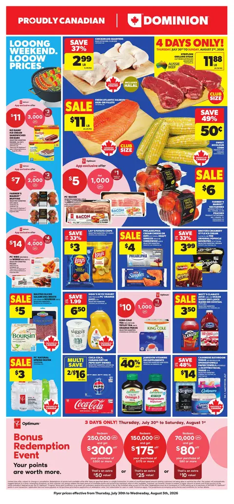 Weekly Flyer - Valid Thursday, July 30 - Wednesday, August 05
