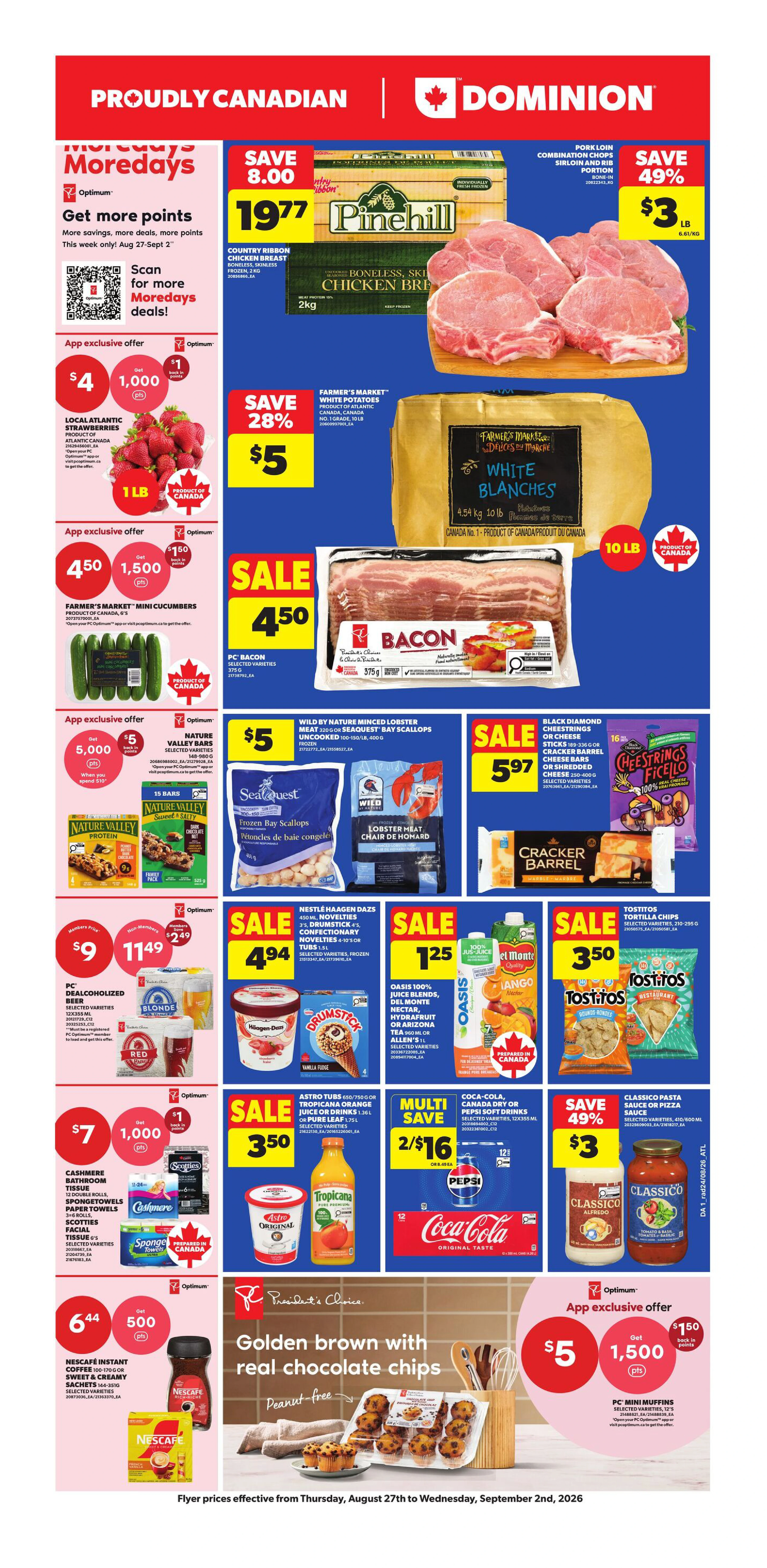 Dominion Weekly Flyer - Valid Thursday, August 27 - Wednesday, September 02 - Page 1