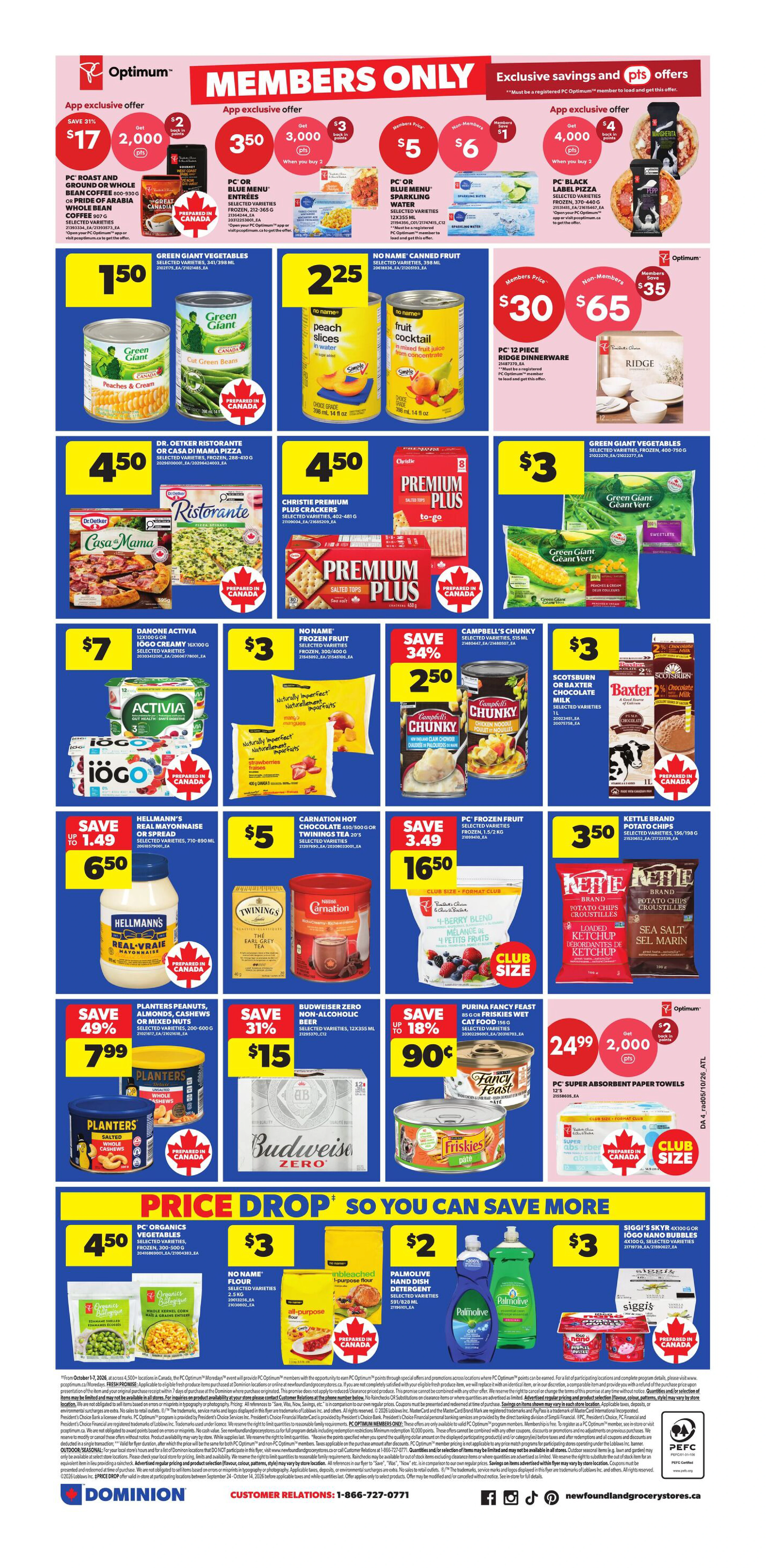 Dominion Weekly Flyer - Valid Thursday, October 8 - Wednesday, October 14 - Page 2