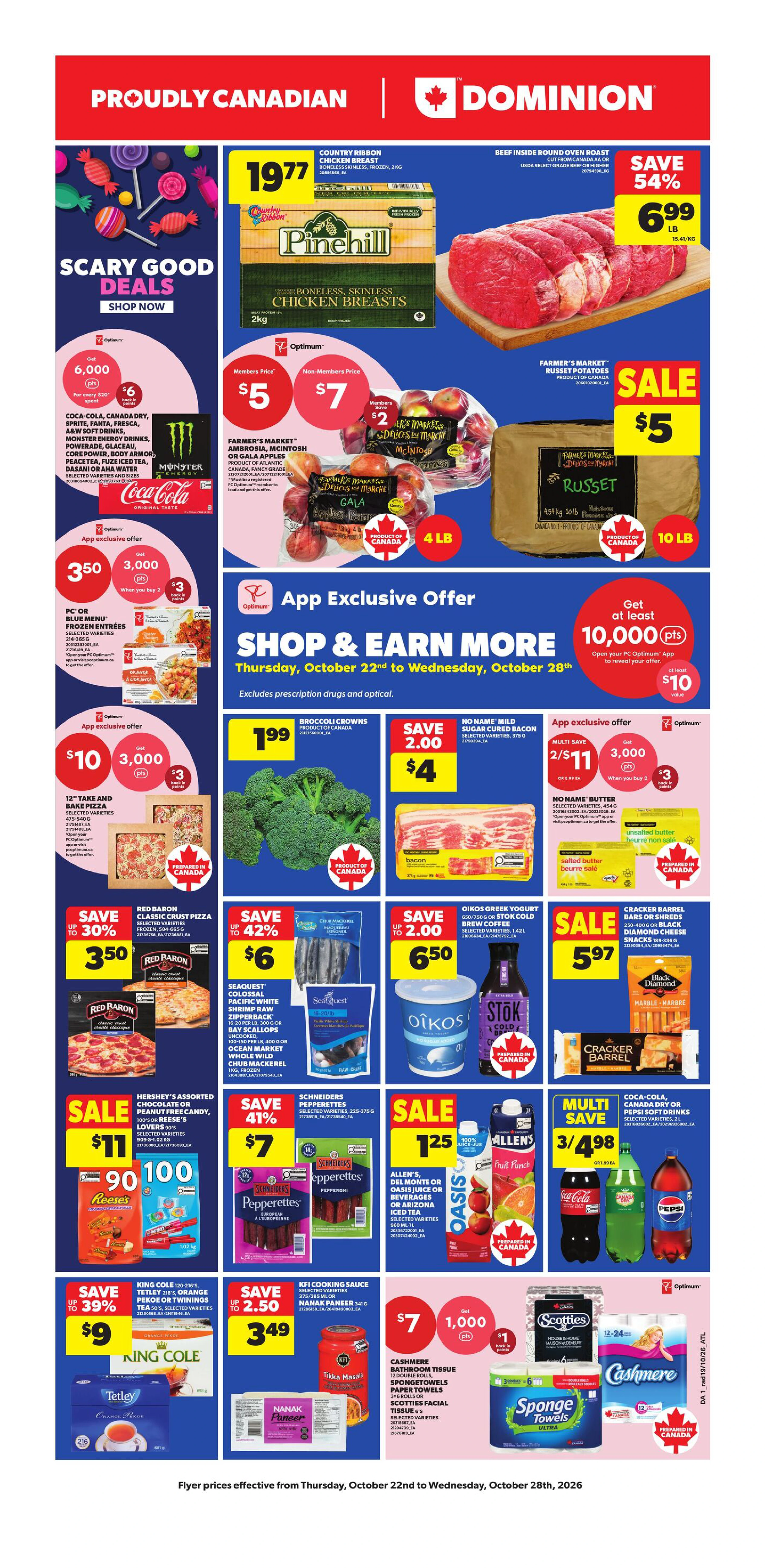 Dominion Weekly Flyer - Valid Thursday, October 22 - Wednesday, October 28 - Page 1