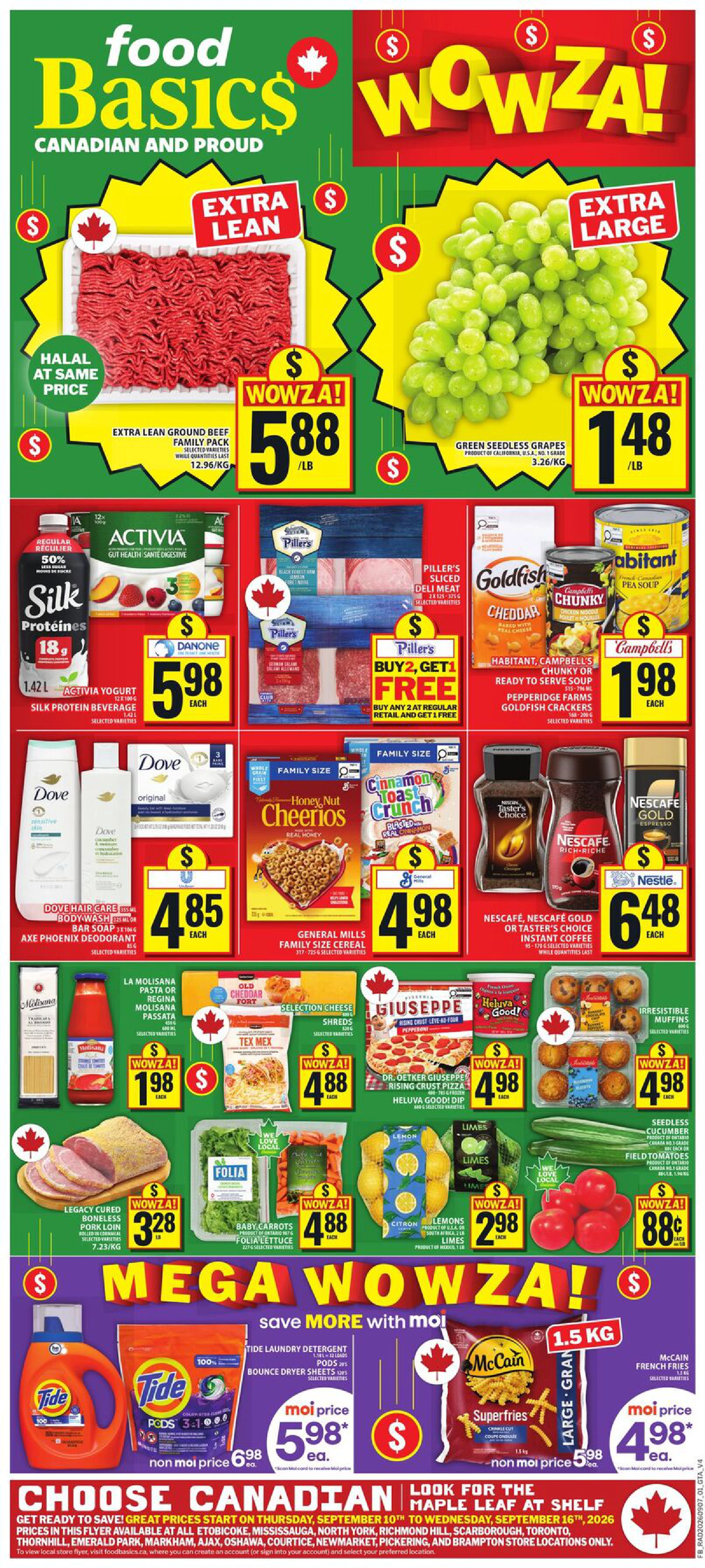Food Basics Weekly Flyer FORMAT 4 (GTA) - Page 1