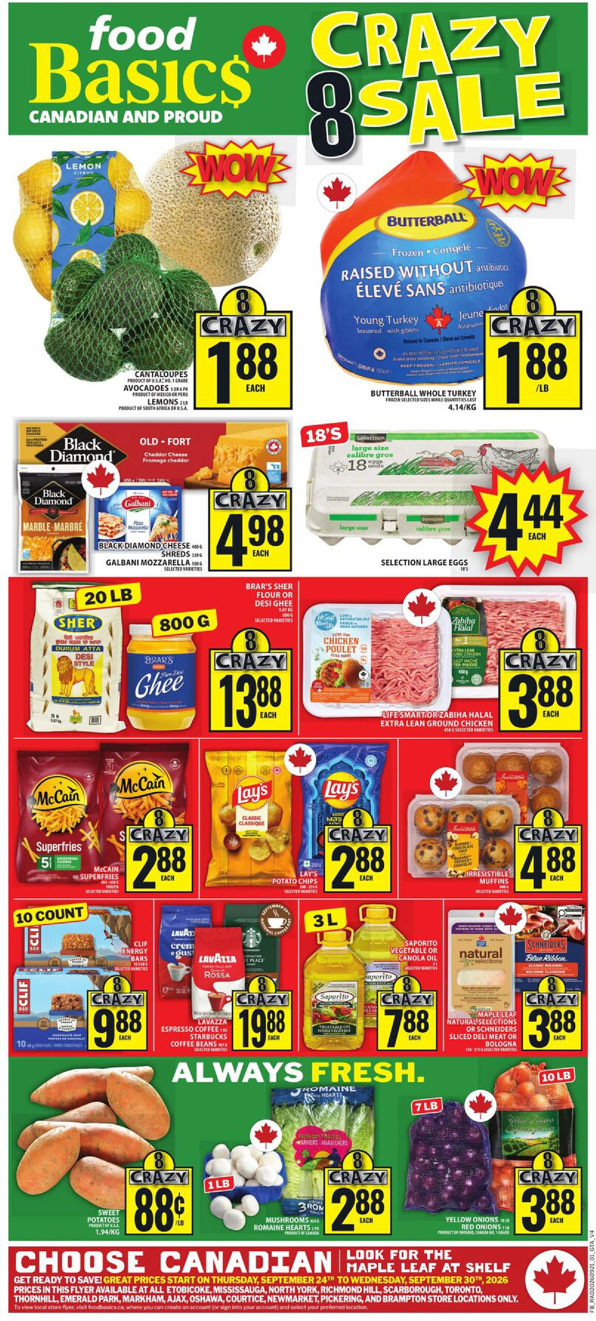 Food Basics Weekly Flyer FORMAT 4 (GTA) - Page 1