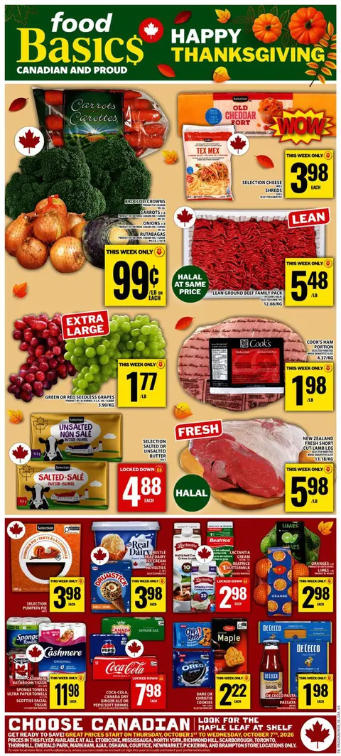 Weekly Flyer FORMAT 4 (GTA) FR Oct 1 - 7, 2026
