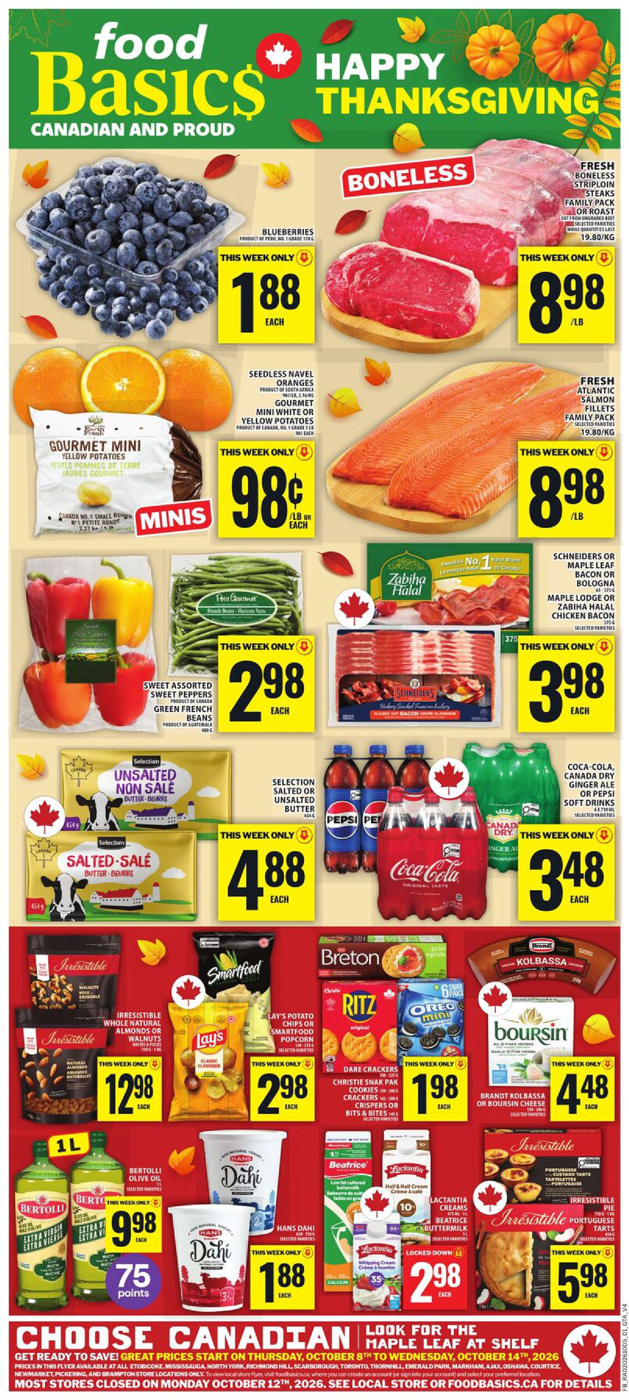 Food Basics Weekly Flyer FORMAT 4 (GTA) - Page 1