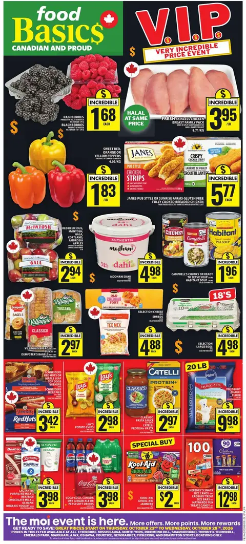 Weekly Flyer FORMAT 4 (GTA) FR Oct 22 - 28, 2026