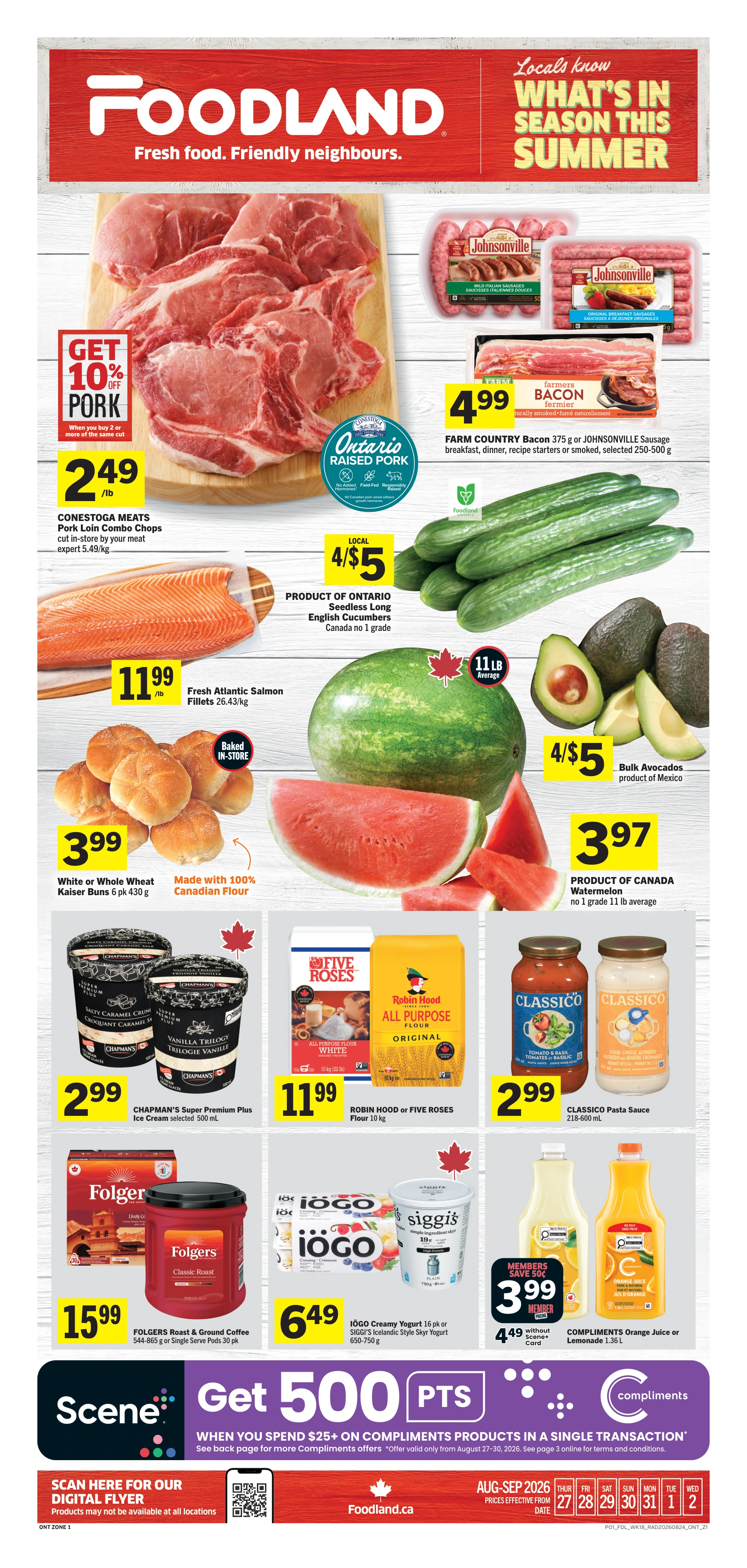 Foodland Ontario Weekly eFlyer 08/27 - 09/02 - Page 1
