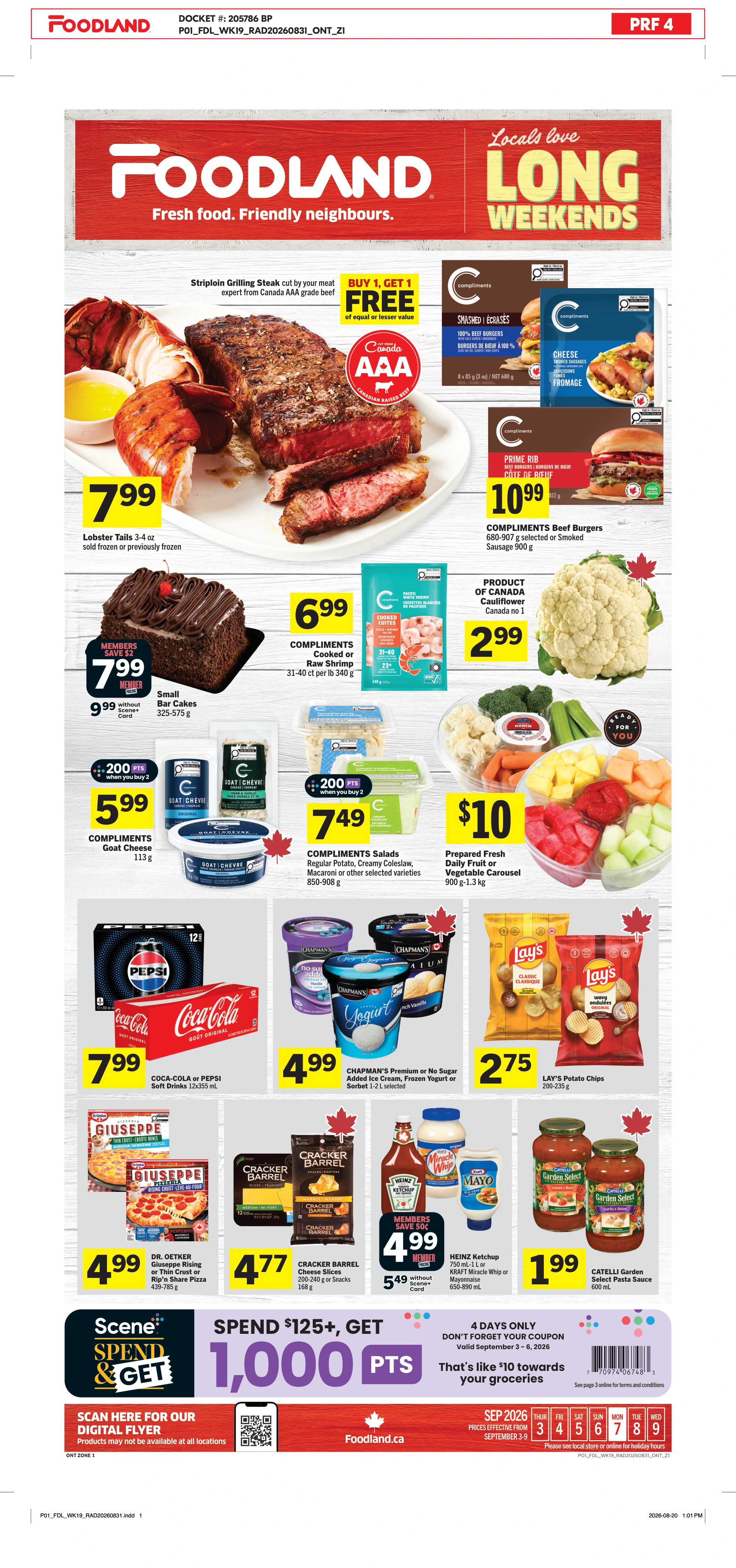 Foodland Ontario Weekly eFlyer 09/03 - 09/09 - Page 1