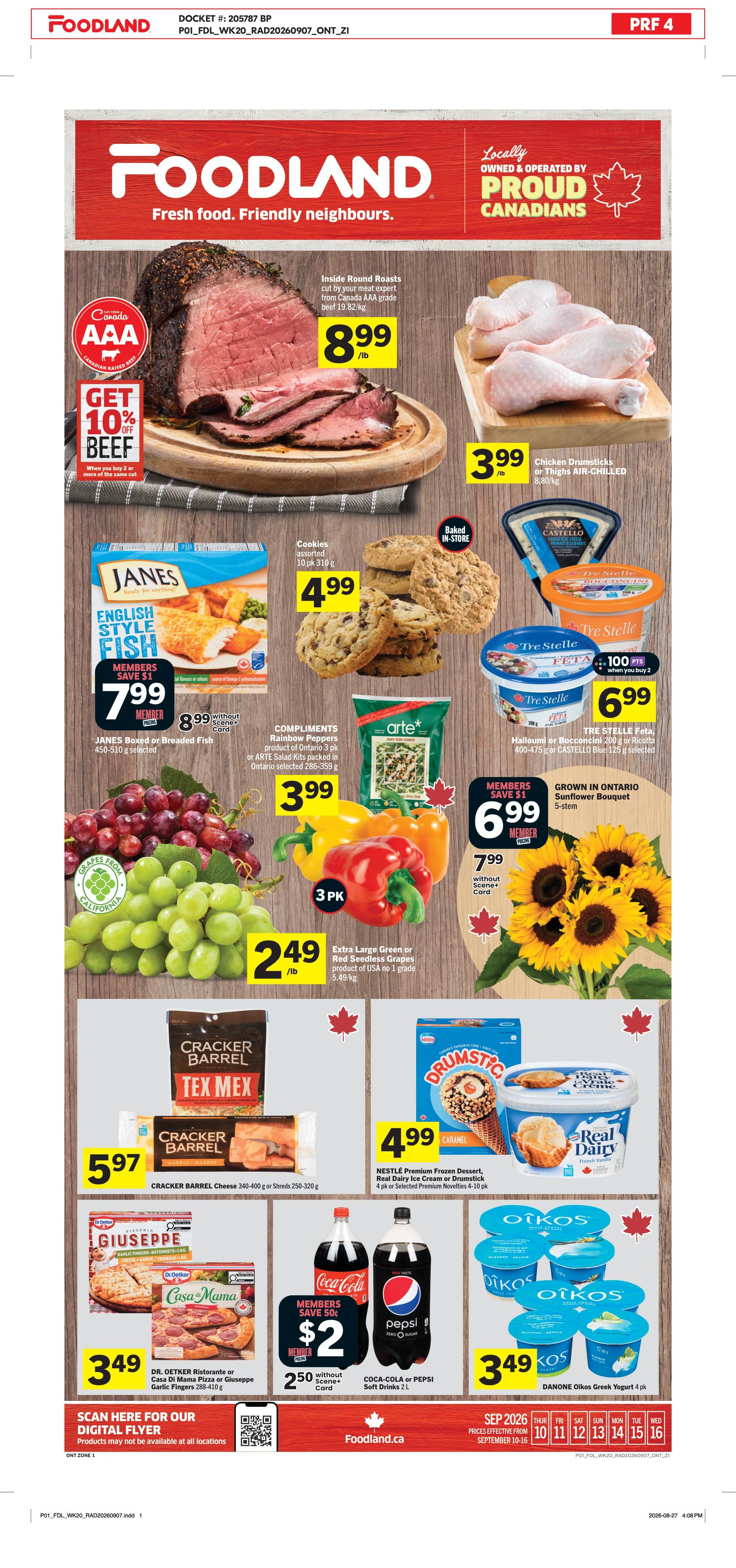 Foodland Ontario Weekly eFlyer 09/10 - 09/16 - Page 1