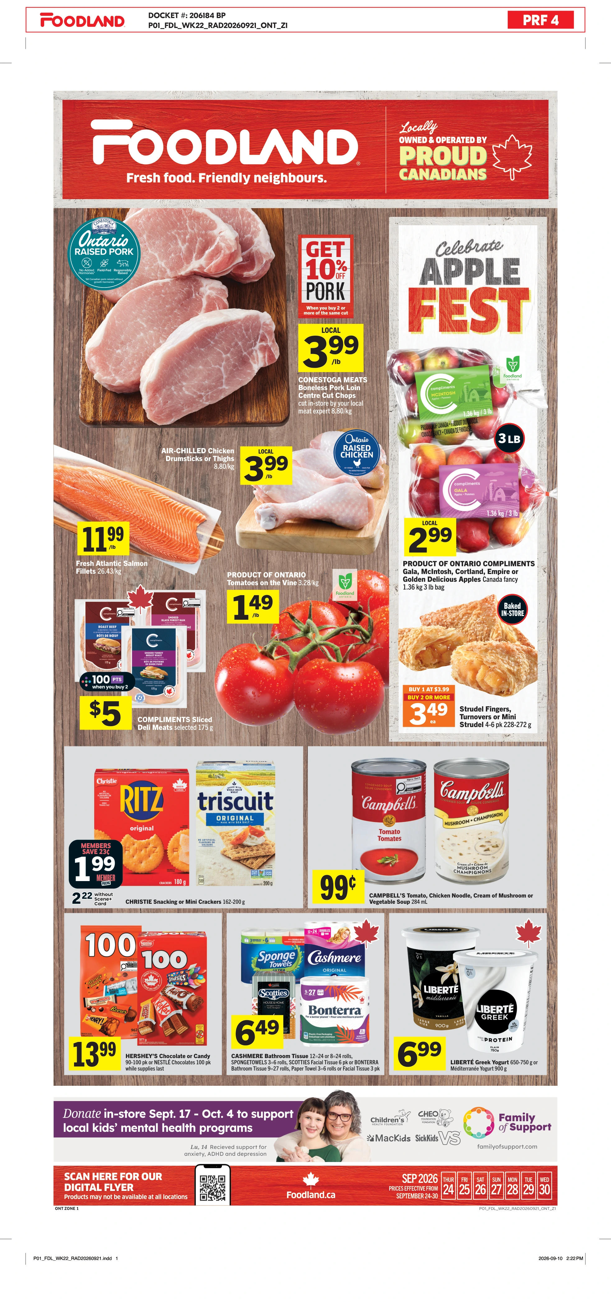 Foodland Ontario Weekly eFlyer 09/24 - 09/30 - Page 1