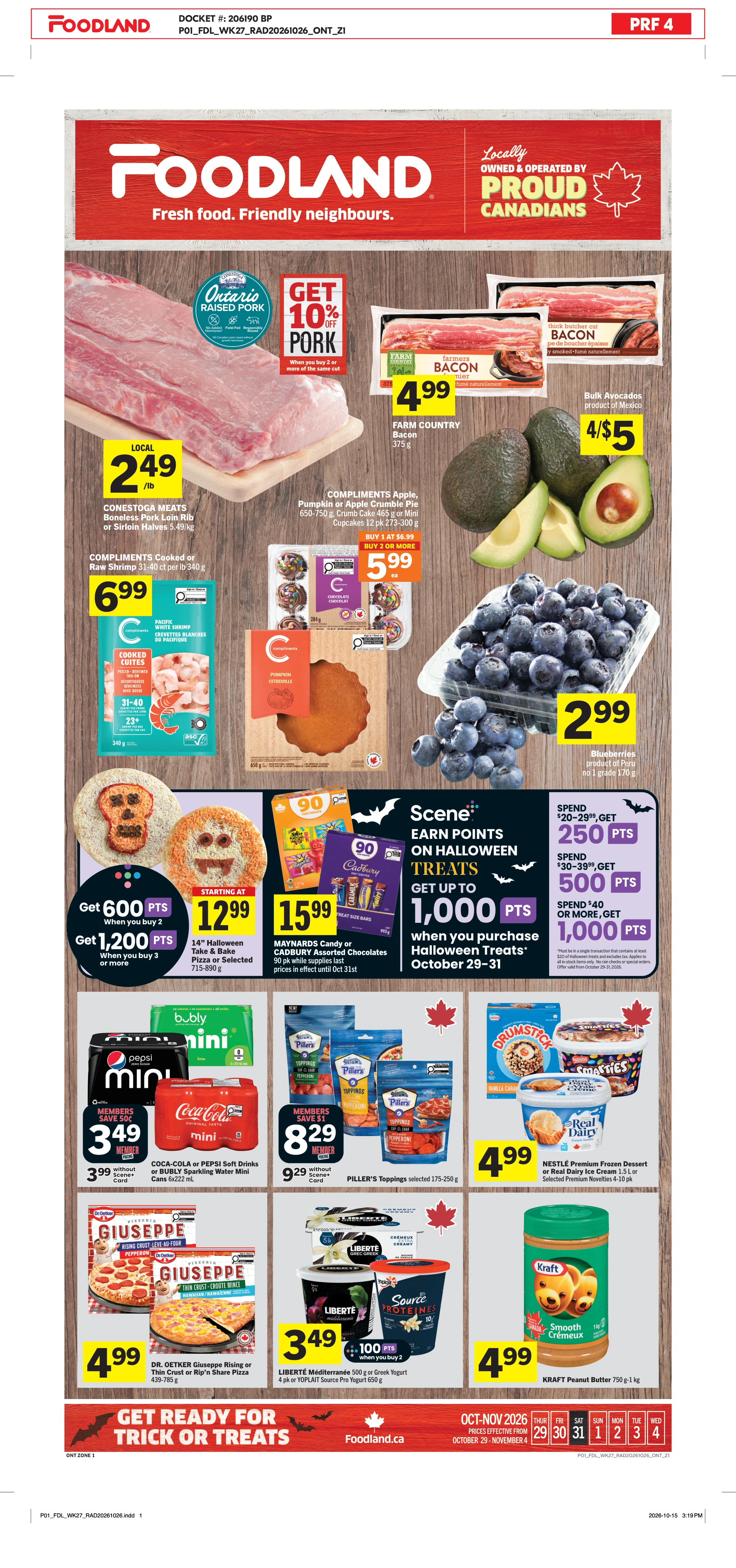 Foodland Ontario Weekly eFlyer 10/29 - 11/04 - Page 1