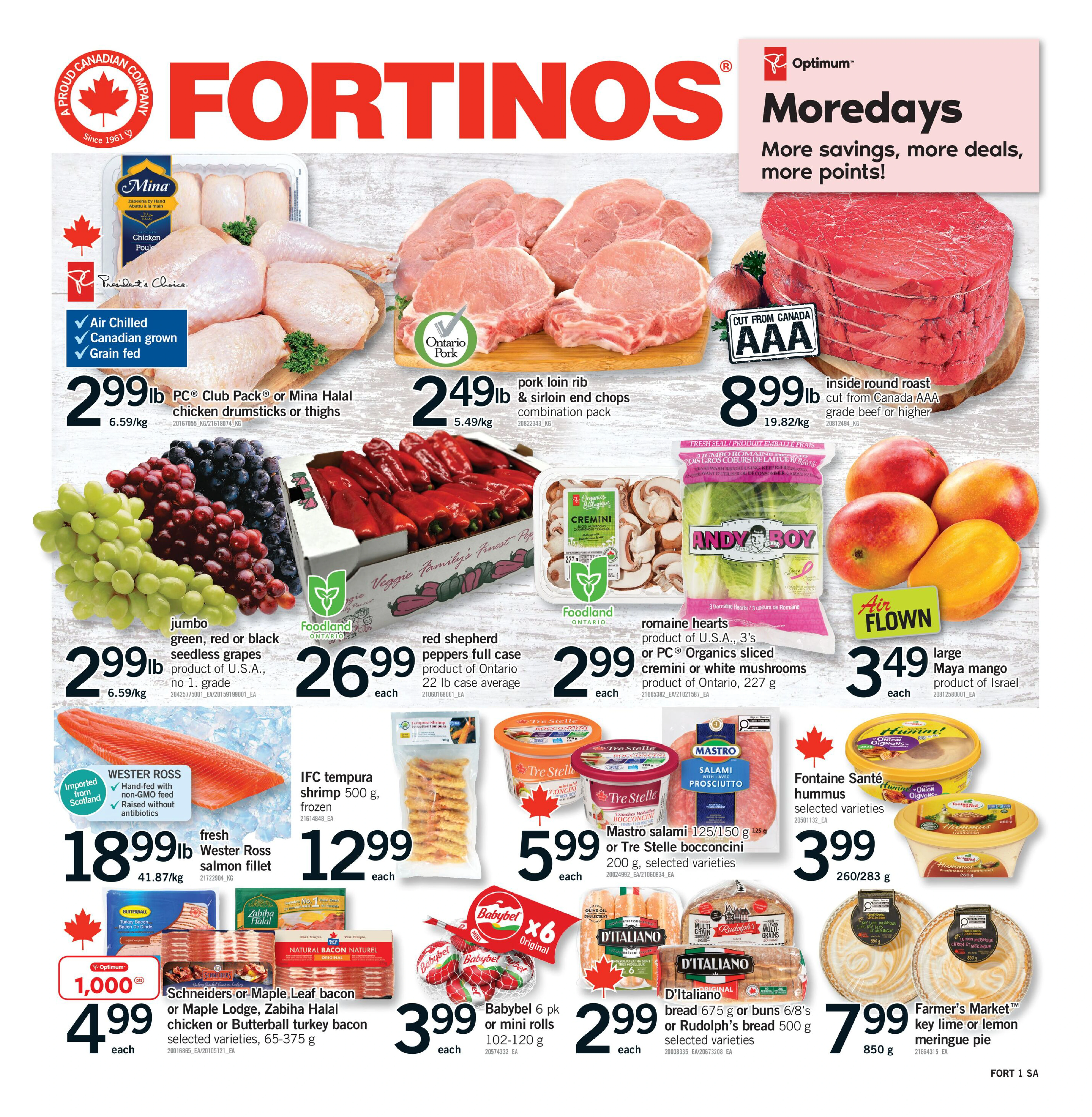 Fortinos Brampton Weekly Flyer - Valid Thursday, August 27 - Wednesday, September 02 - Page 1