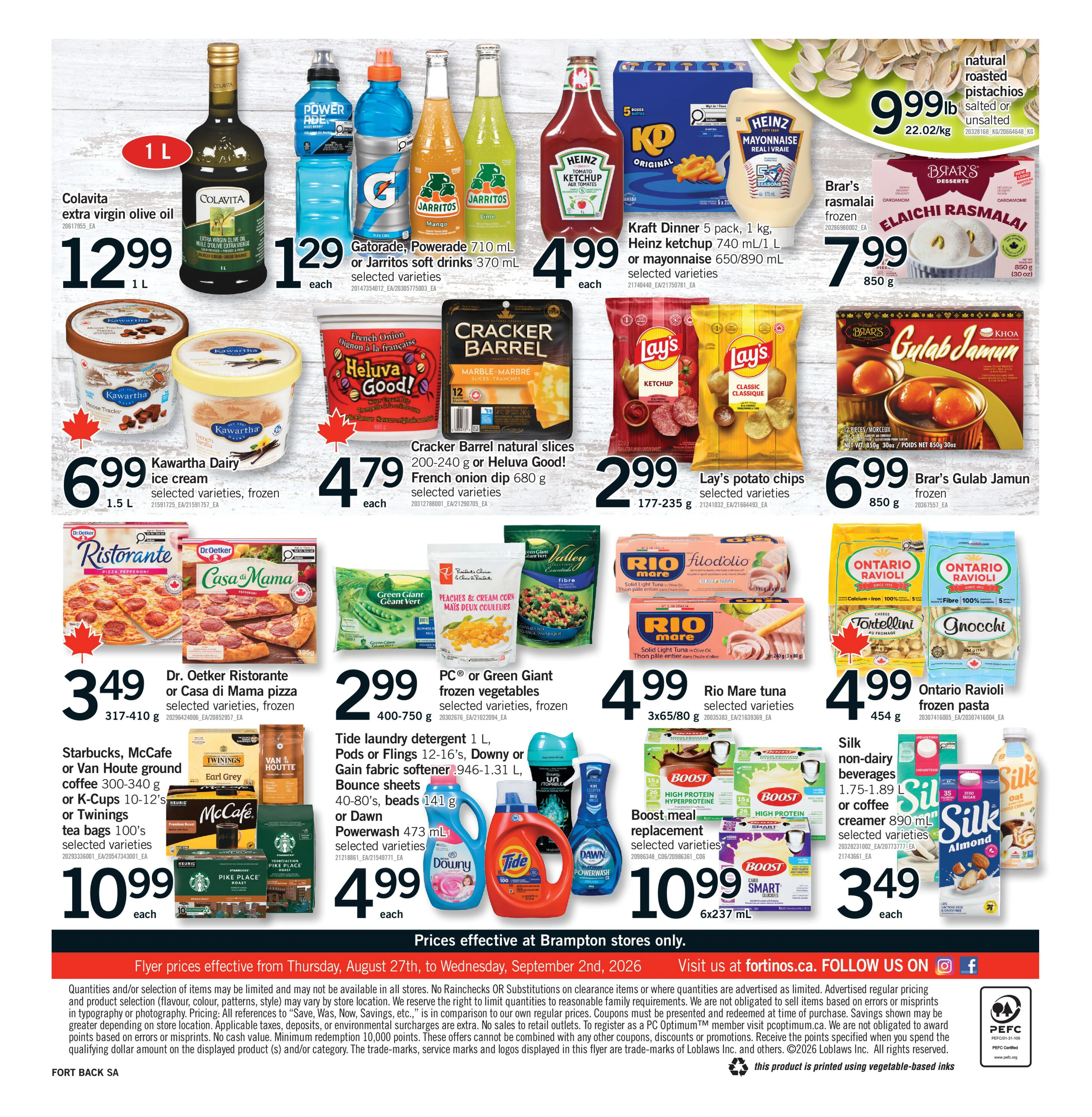 Fortinos Brampton Weekly Flyer - Valid Thursday, August 27 - Wednesday, September 02 - Page 2