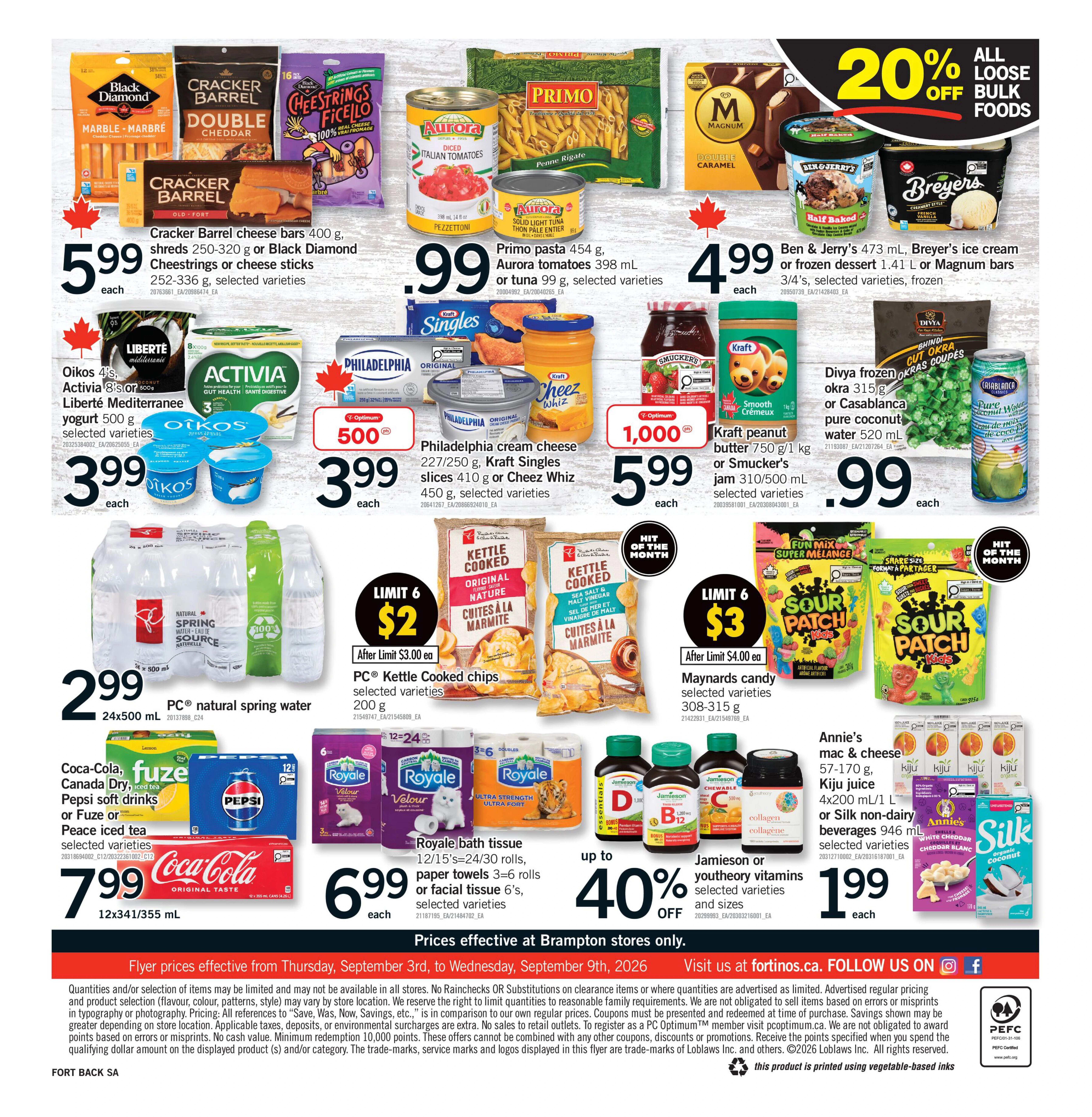 Fortinos Brampton Weekly Flyer - Valid Thursday, September 03 - Wednesday, September 09 - Page 2