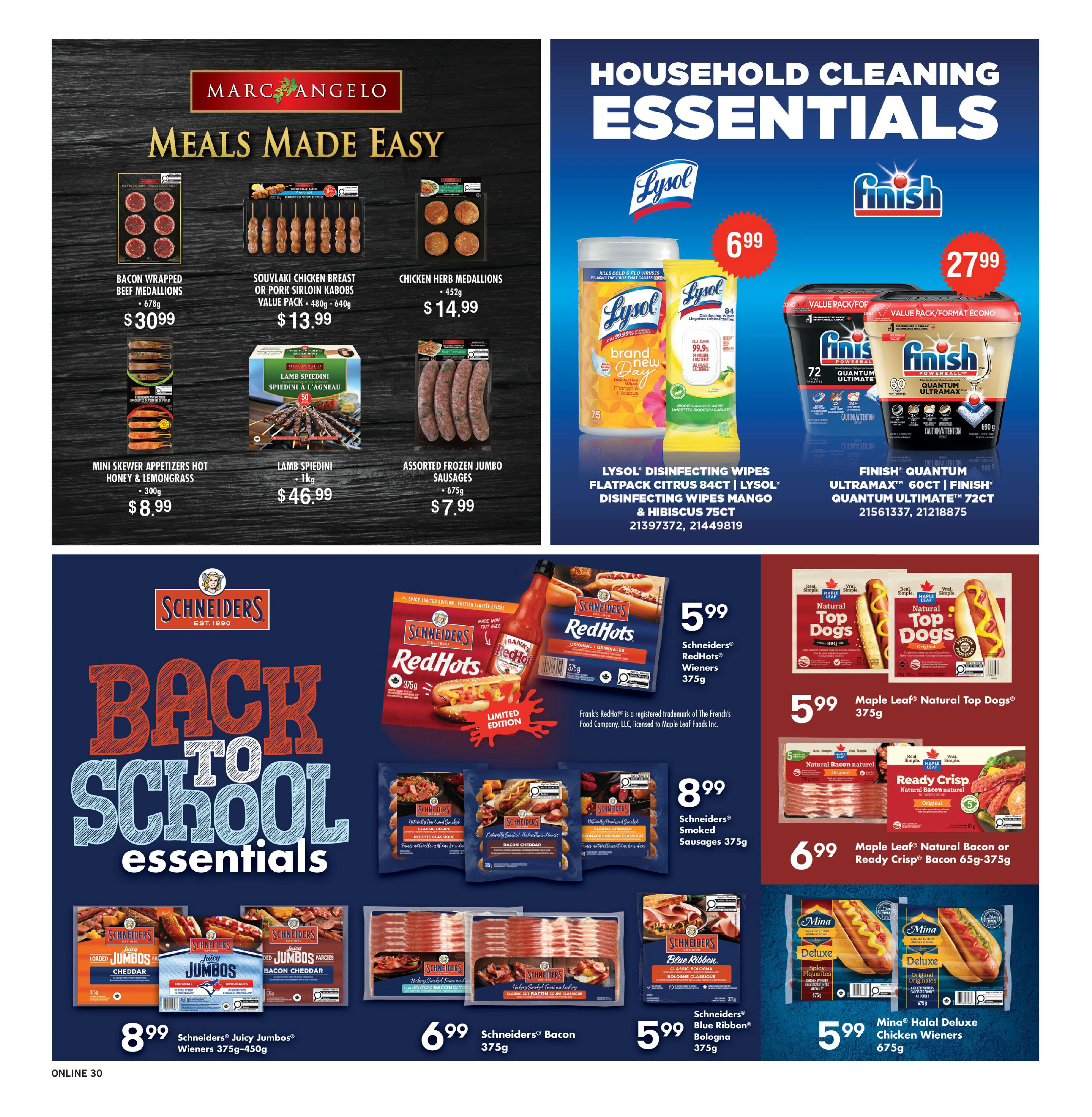 Fortinos Brampton Weekly Flyer - Valid Thursday, September 03 - Wednesday, September 09 - Page 30