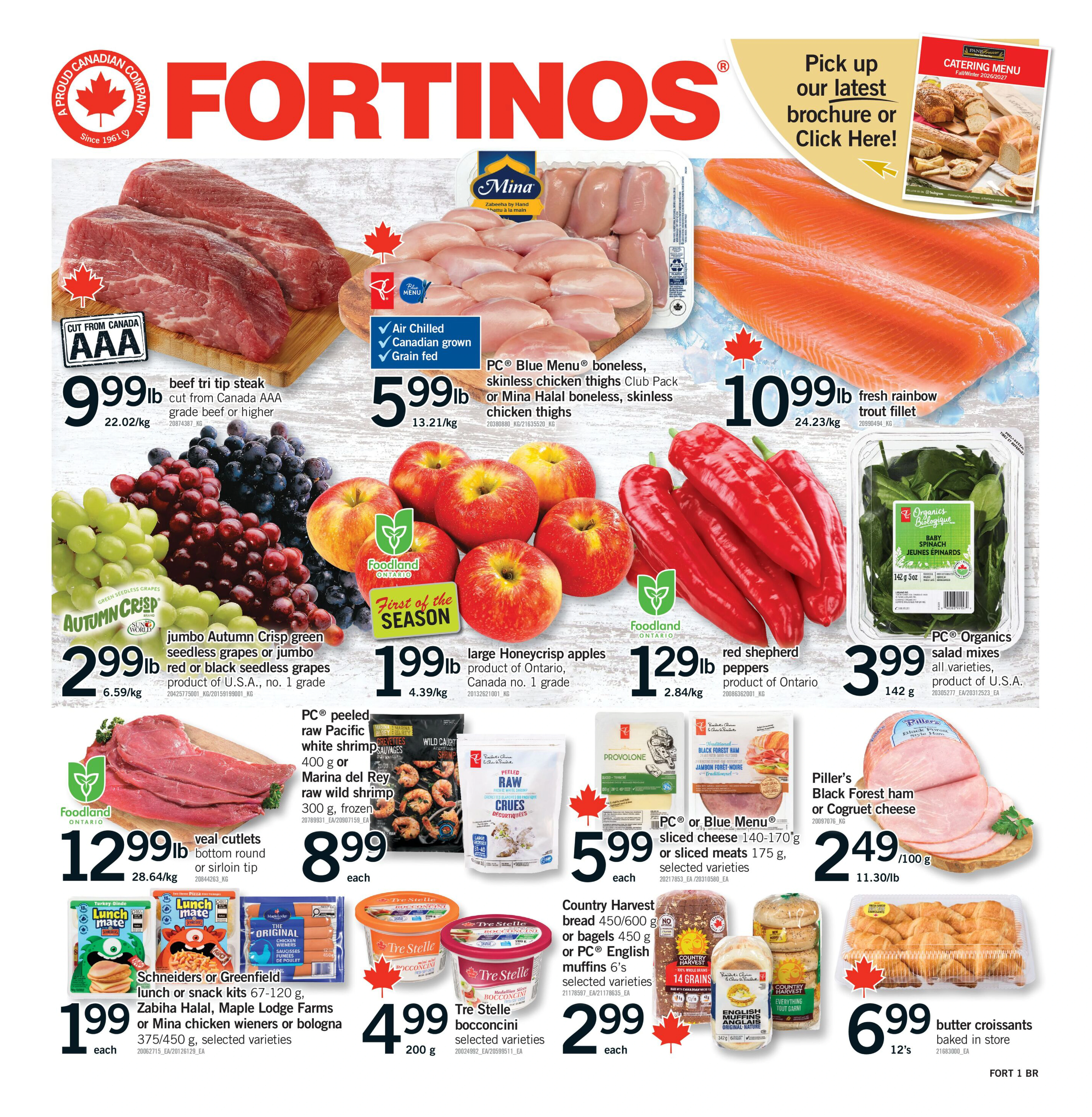 Fortinos Brampton Weekly Flyer - Valid Thursday, September 17 - Wednesday, September 23 - Page 1