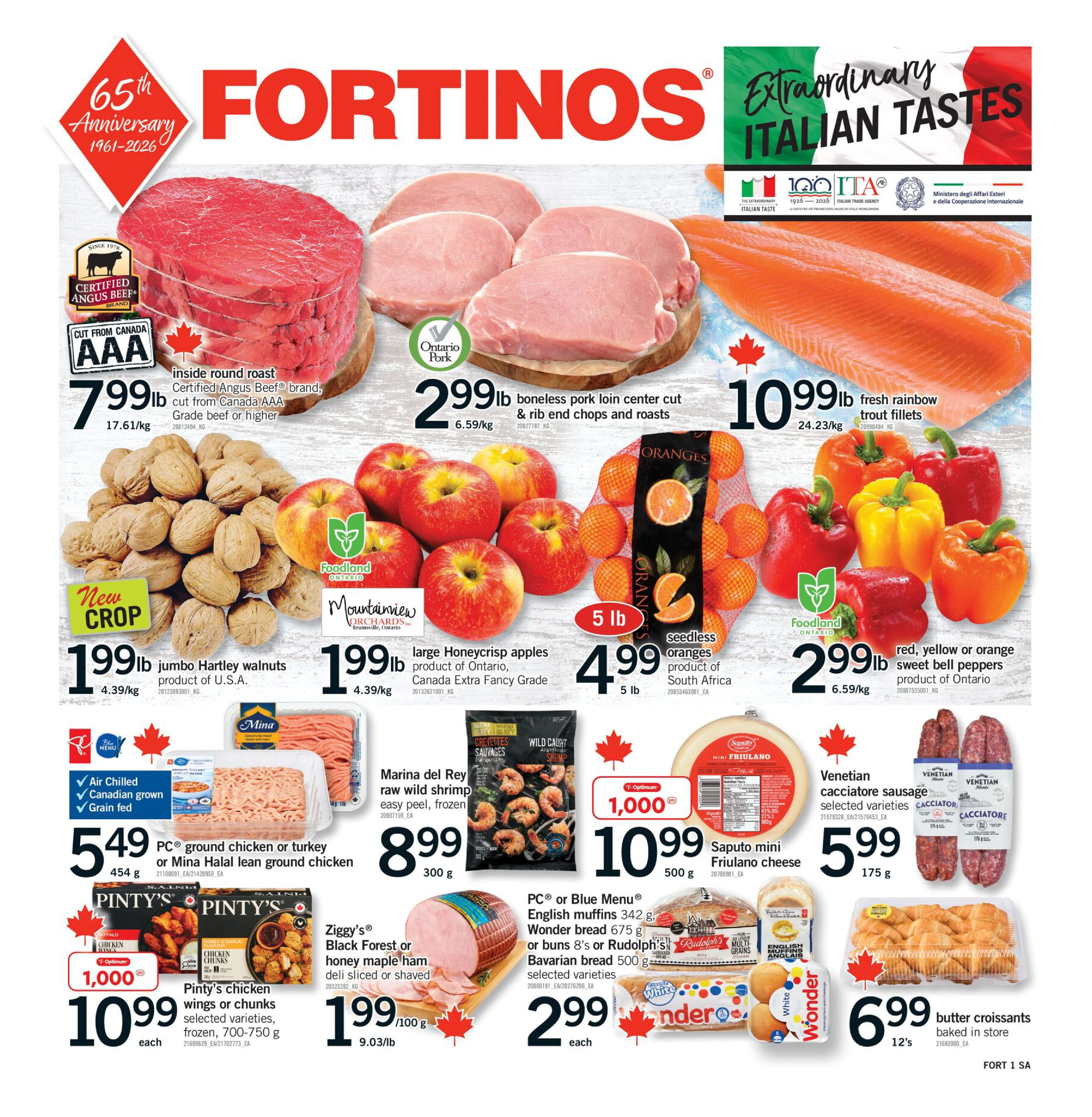 Fortinos Brampton Weekly Flyer - Valid Thursday, October 15 - Wednesday, October 21 - Page 1