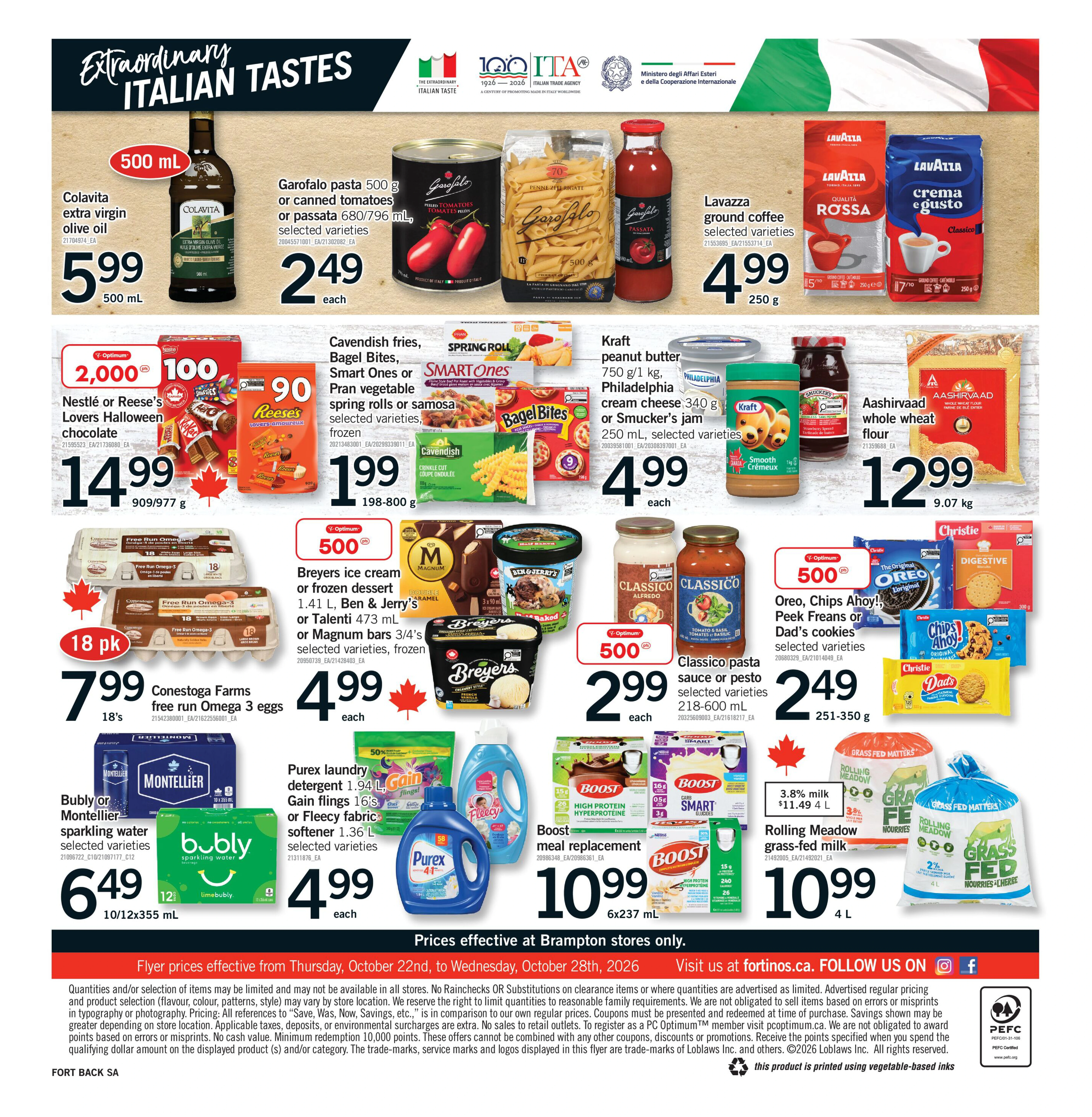 Fortinos Brampton Weekly Flyer - Valid Thursday, October 22 - Wednesday, October 28 - Page 2