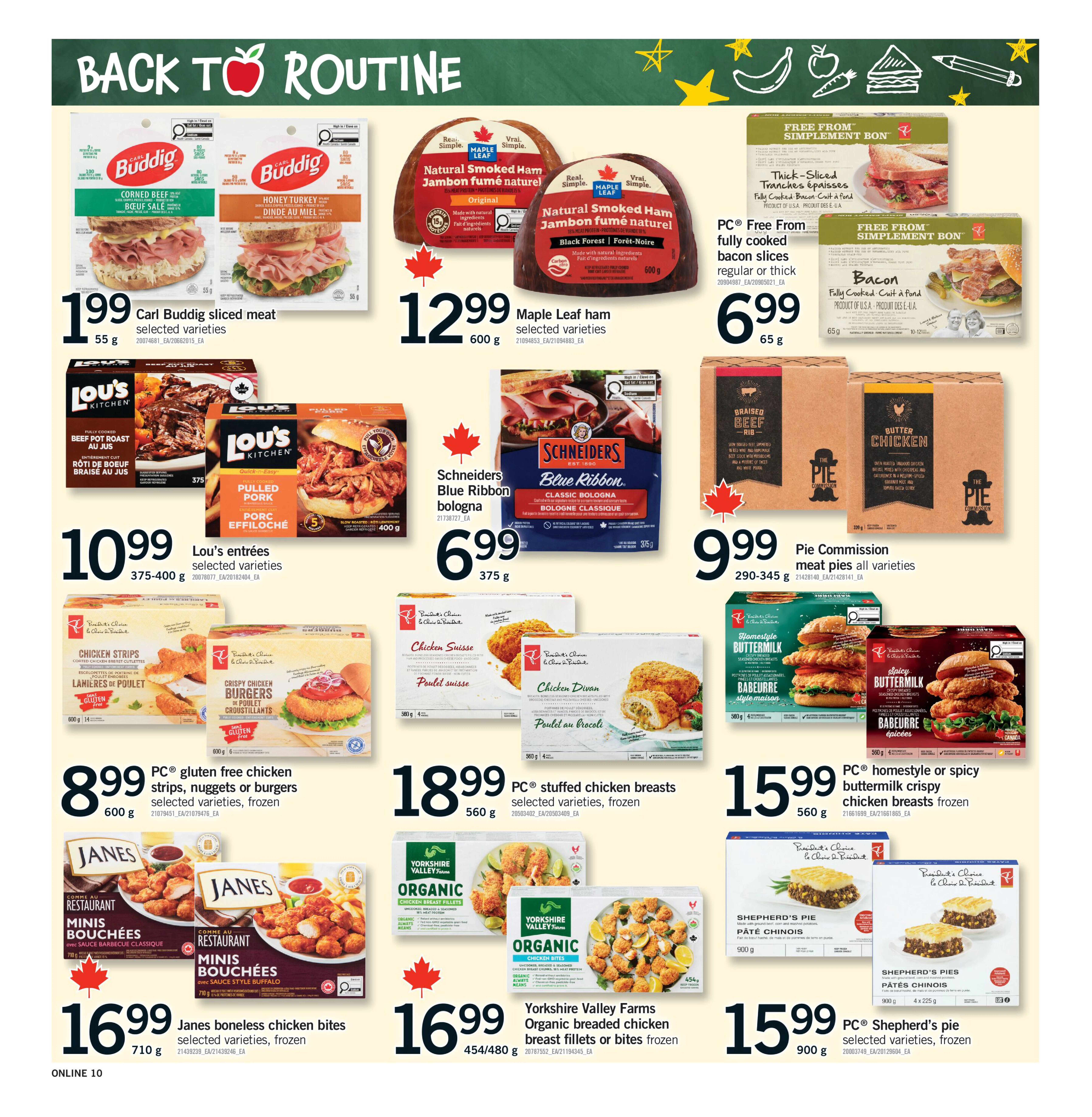 Fortinos Hamilton & Stoney Creek & Ancaster Weekly Flyer - Valid Thursday, August 27 - Wednesday, September 02 - Page 10