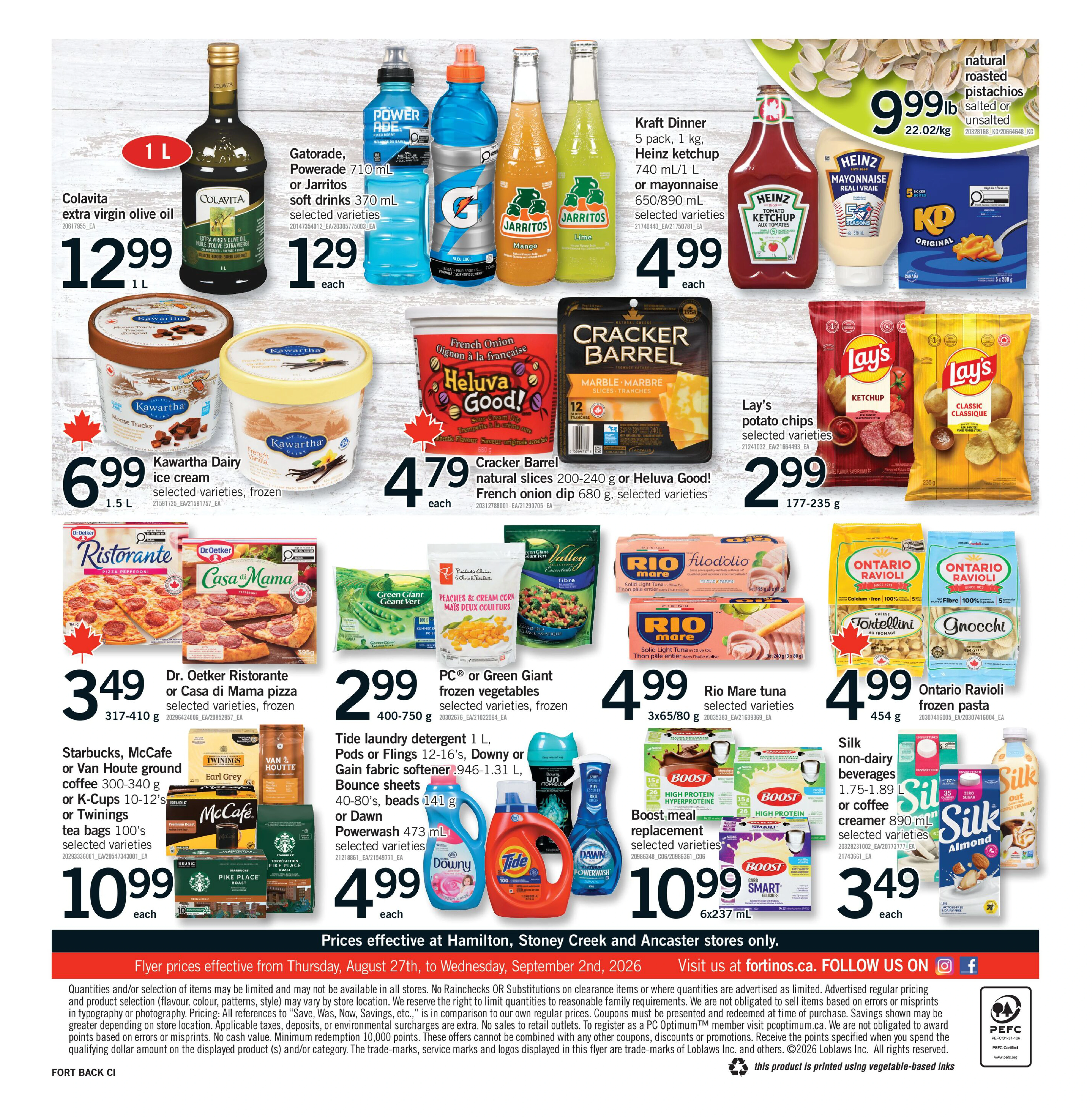 Fortinos Hamilton & Stoney Creek & Ancaster Weekly Flyer - Valid Thursday, August 27 - Wednesday, September 02 - Page 2