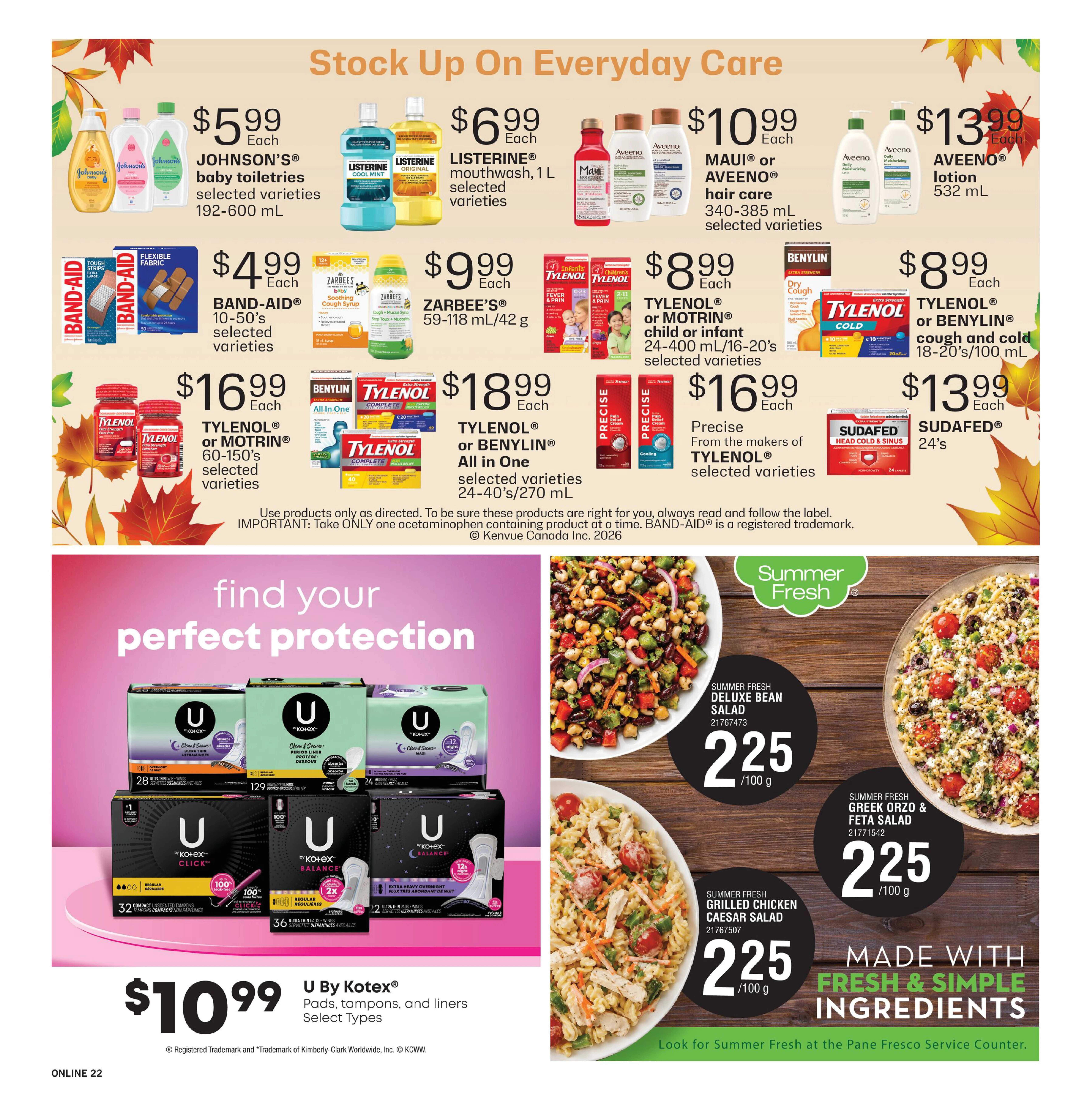 Fortinos Hamilton & Stoney Creek & Ancaster Weekly Flyer - Valid Thursday, August 27 - Wednesday, September 02 - Page 22