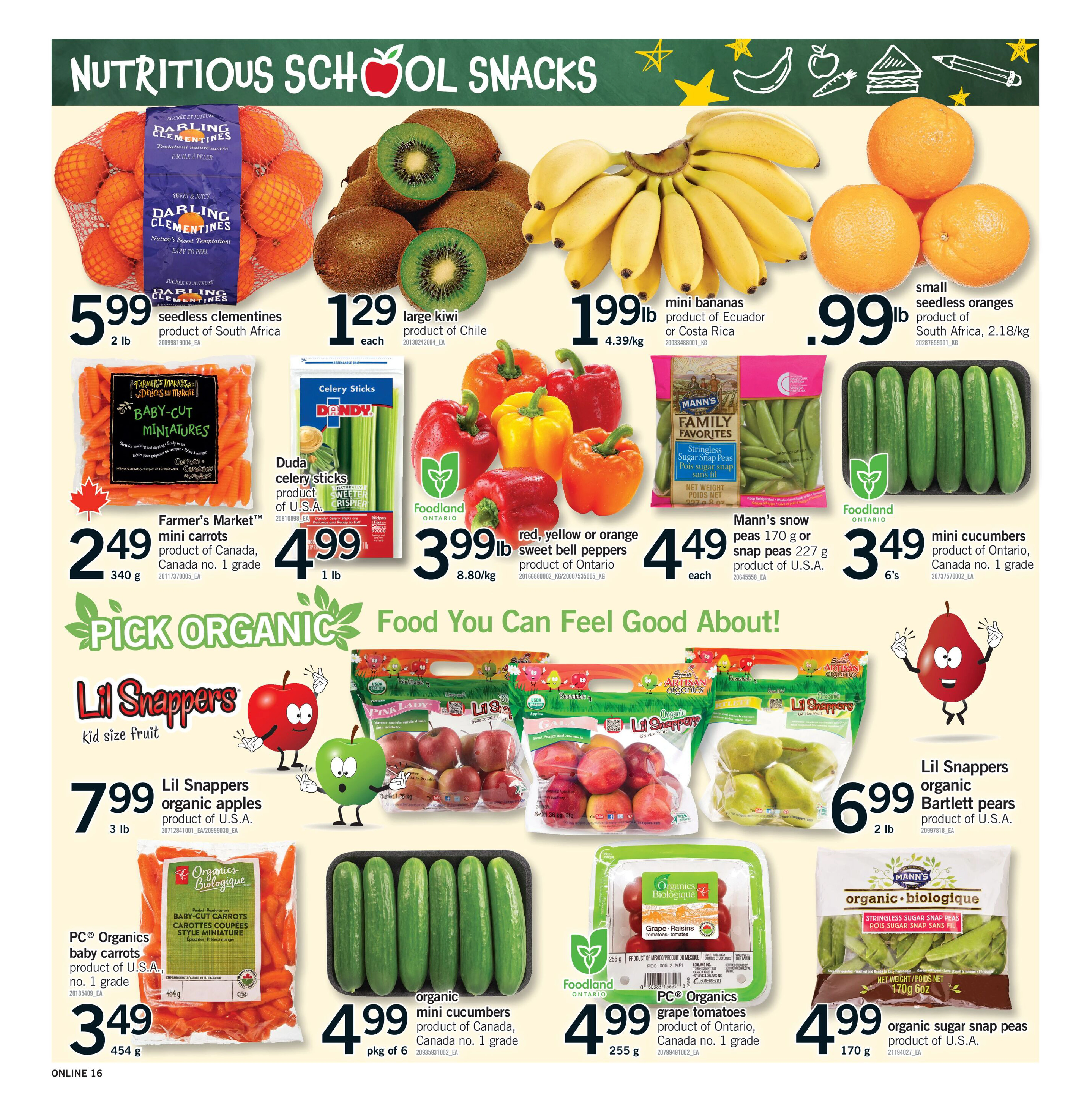 Fortinos Hamilton & Stoney Creek & Ancaster Weekly Flyer - Valid Thursday, September 03 - Wednesday, September 09 - Page 16