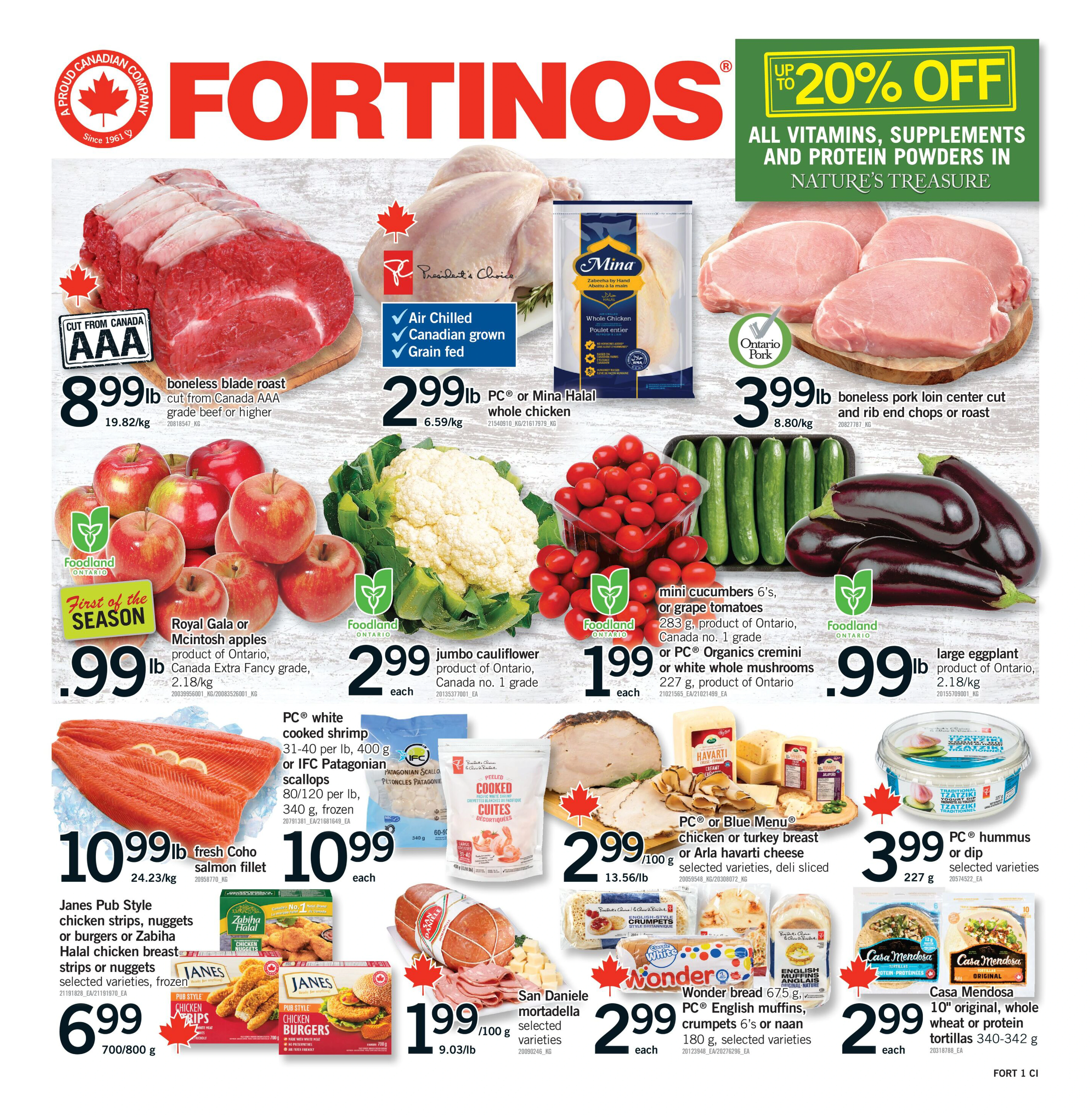 Fortinos Hamilton & Stoney Creek & Ancaster Weekly Flyer - Valid Thursday, September 10 - Wednesday, September 16 - Page 1