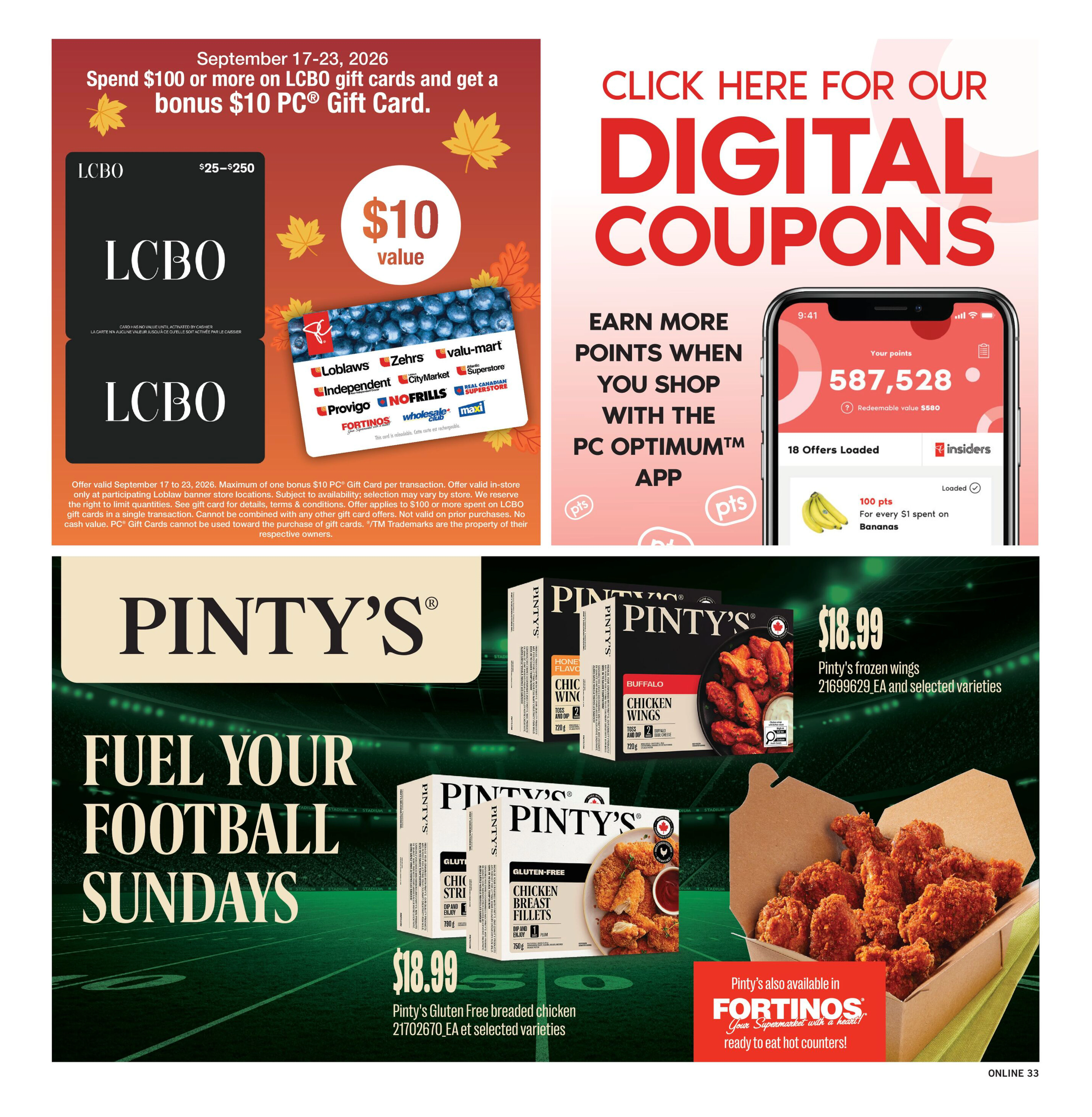 Fortinos Hamilton & Stoney Creek & Ancaster Weekly Flyer - Valid Thursday, September 17 - Wednesday, September 23 - Page 32
