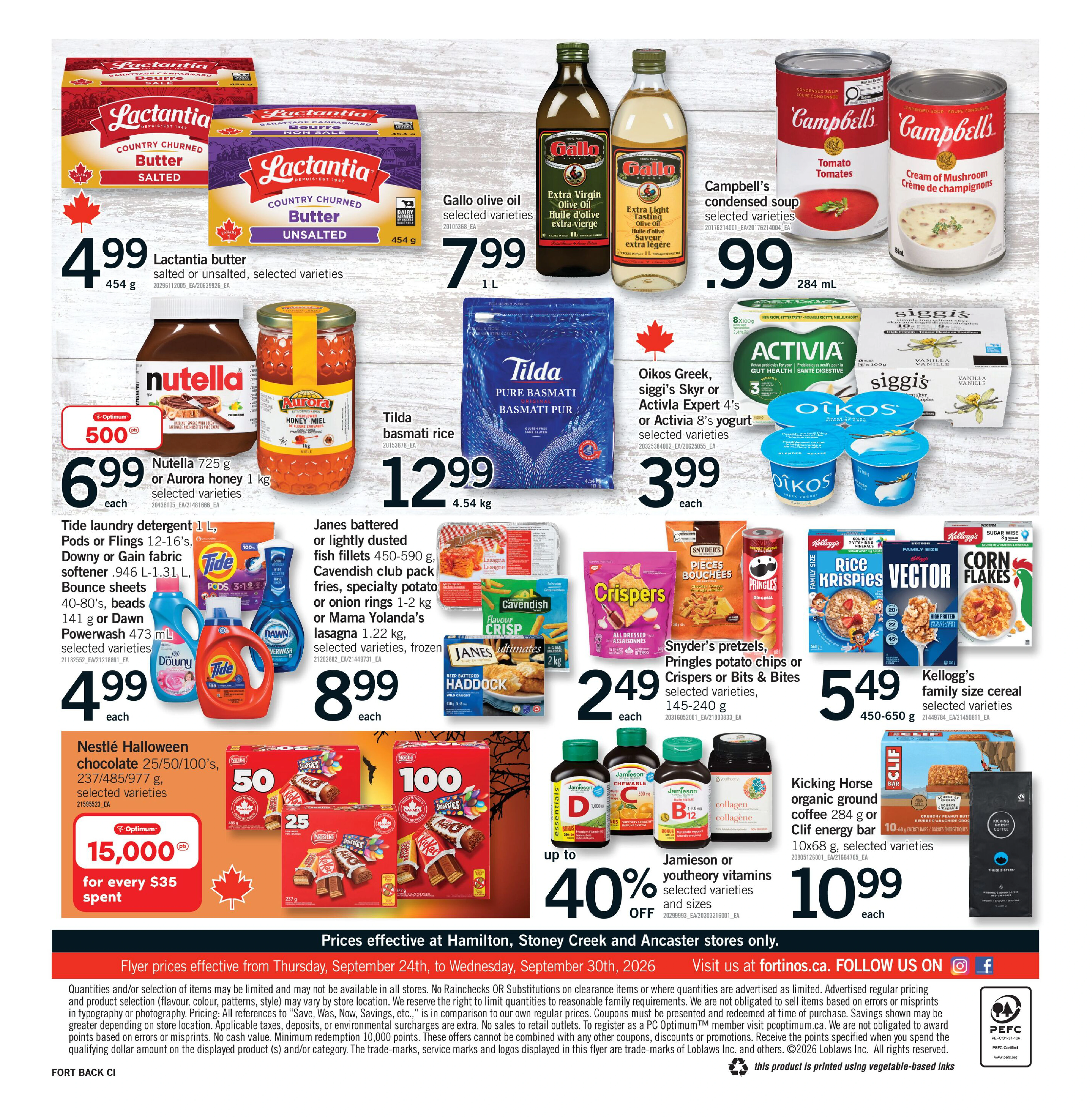 Fortinos Hamilton & Stoney Creek & Ancaster Weekly Flyer - Valid Thursday, September 24 - Wednesday, September 30 - Page 2