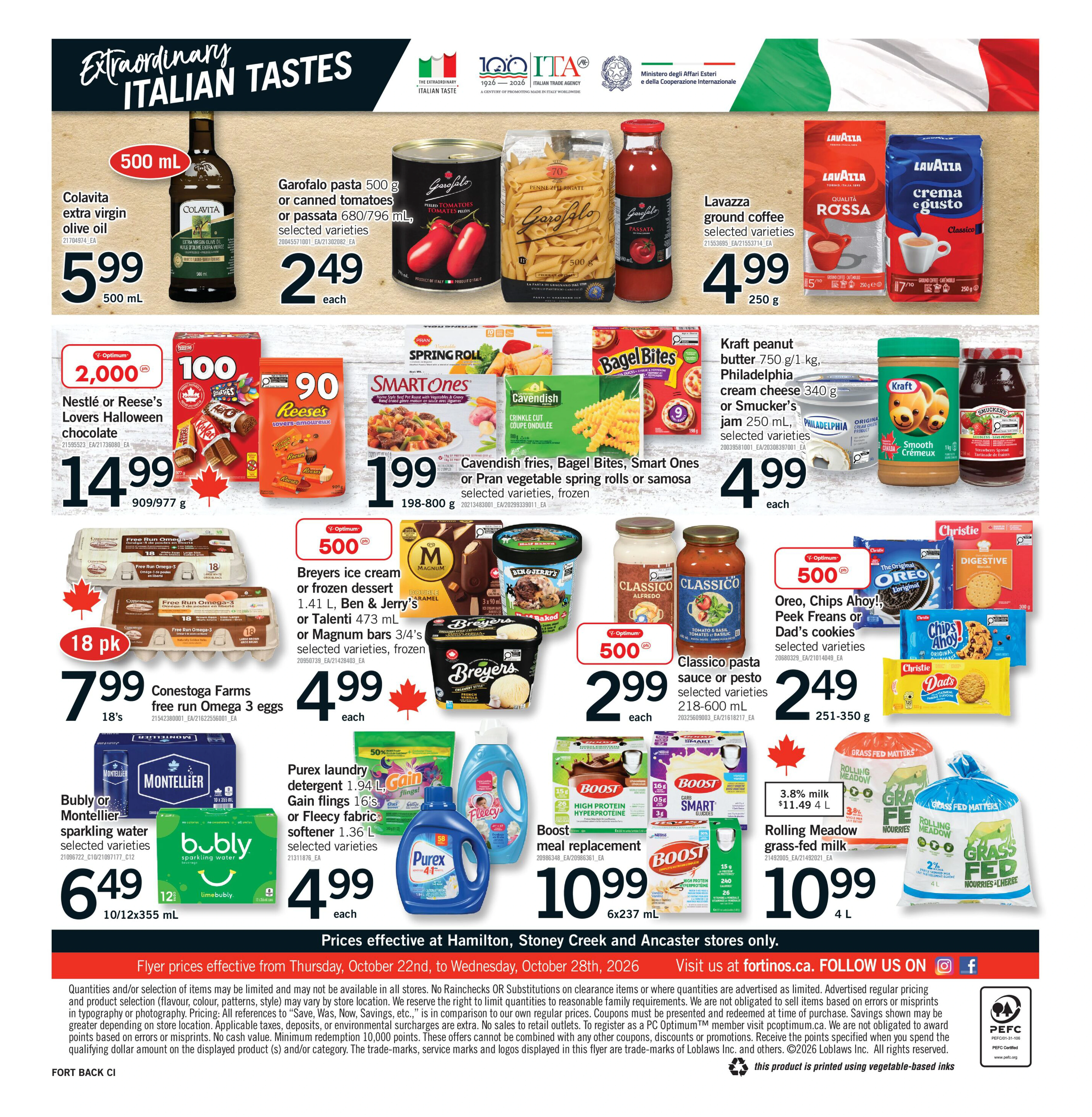 Fortinos Hamilton & Stoney Creek & Ancaster Weekly Flyer - Valid Thursday, October 22 - Wednesday, October 28 - Page 2