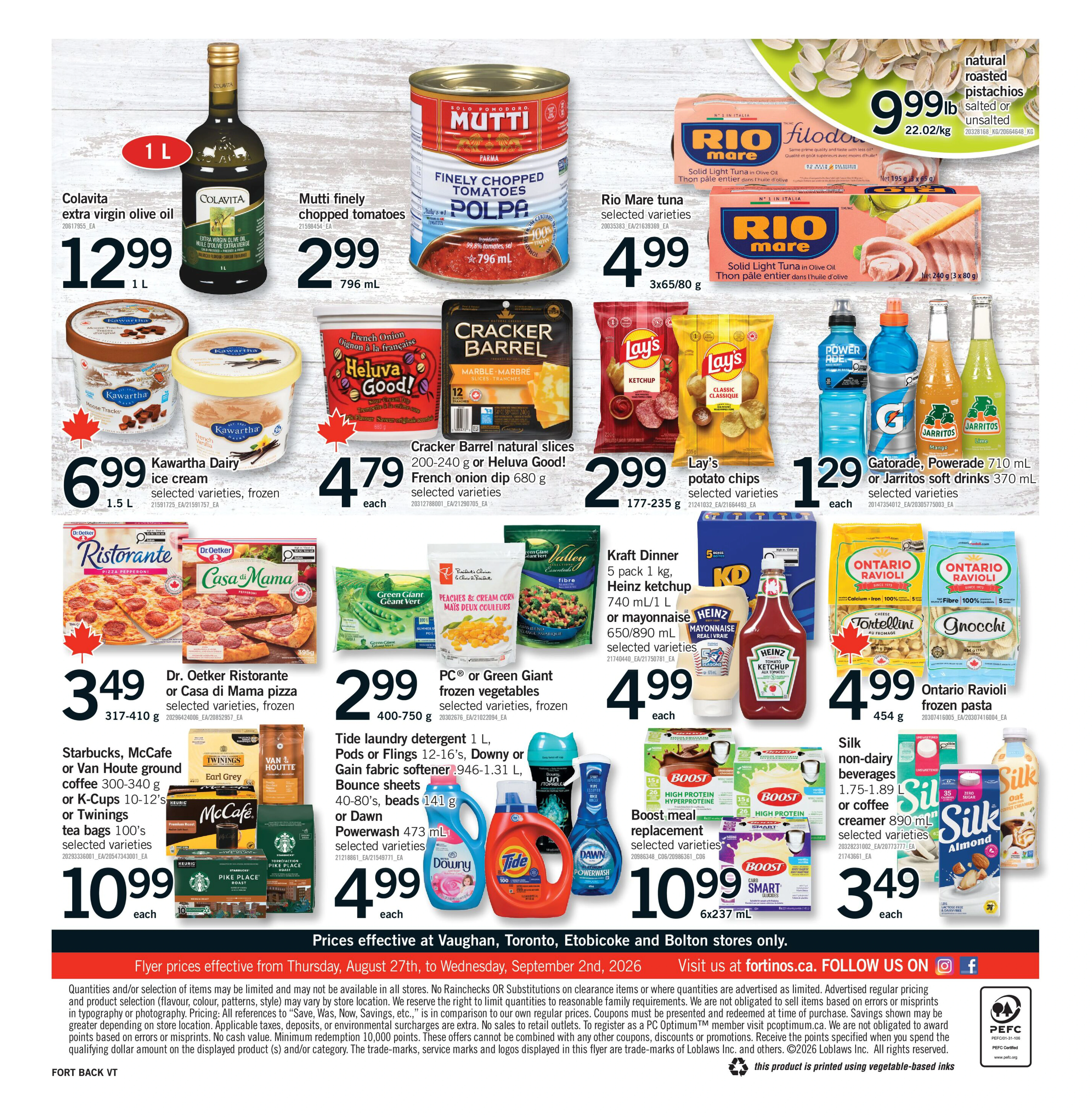 Fortinos Toronto & Etobicoke & Vaughan & Bolton Weekly Flyer - Valid Thursday, August 27 - Wednesday, September 02 - Page 2