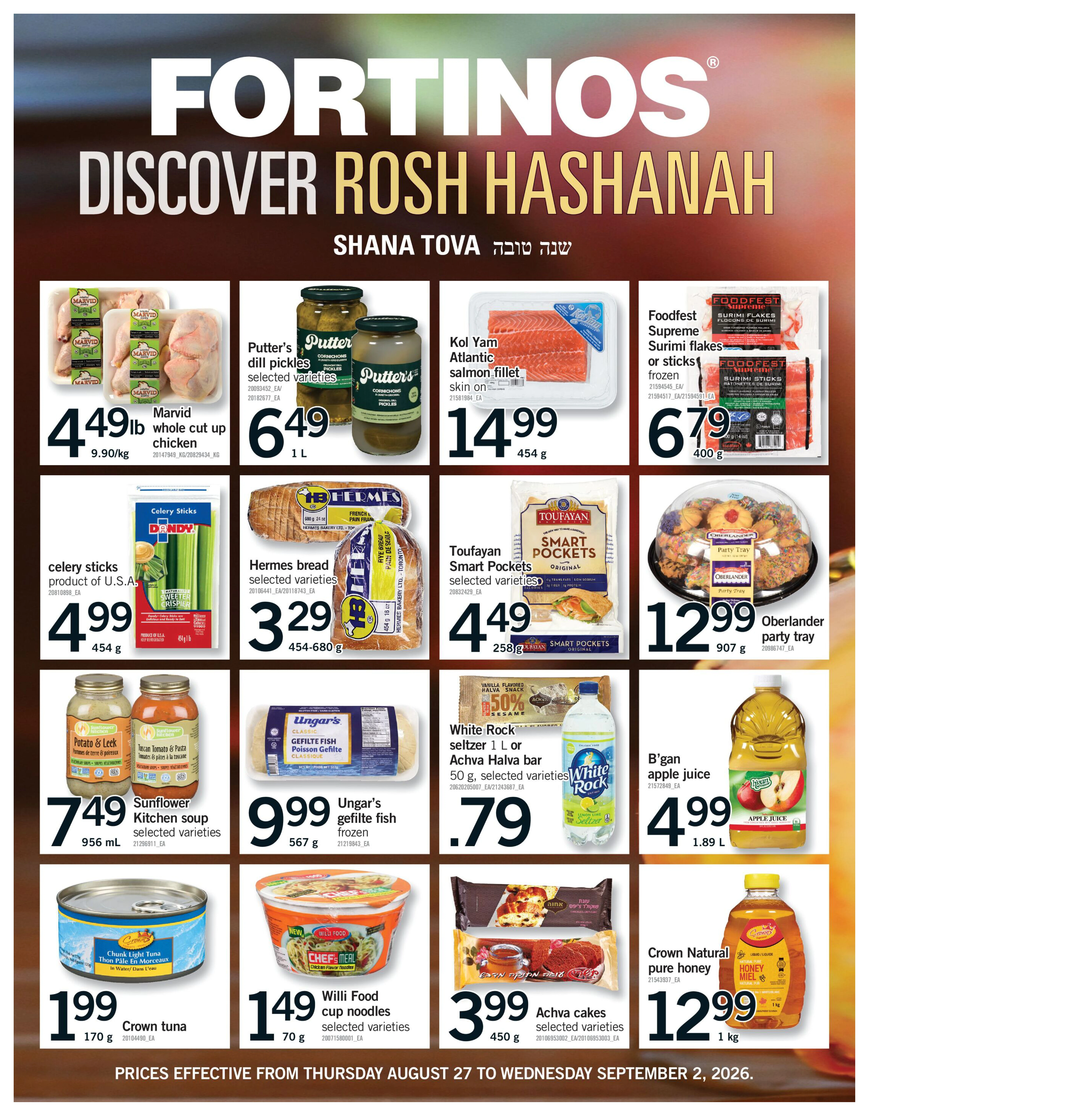 Fortinos Toronto & Etobicoke & Vaughan & Bolton Weekly Flyer - Valid Thursday, August 27 - Wednesday, September 02 - Page 24