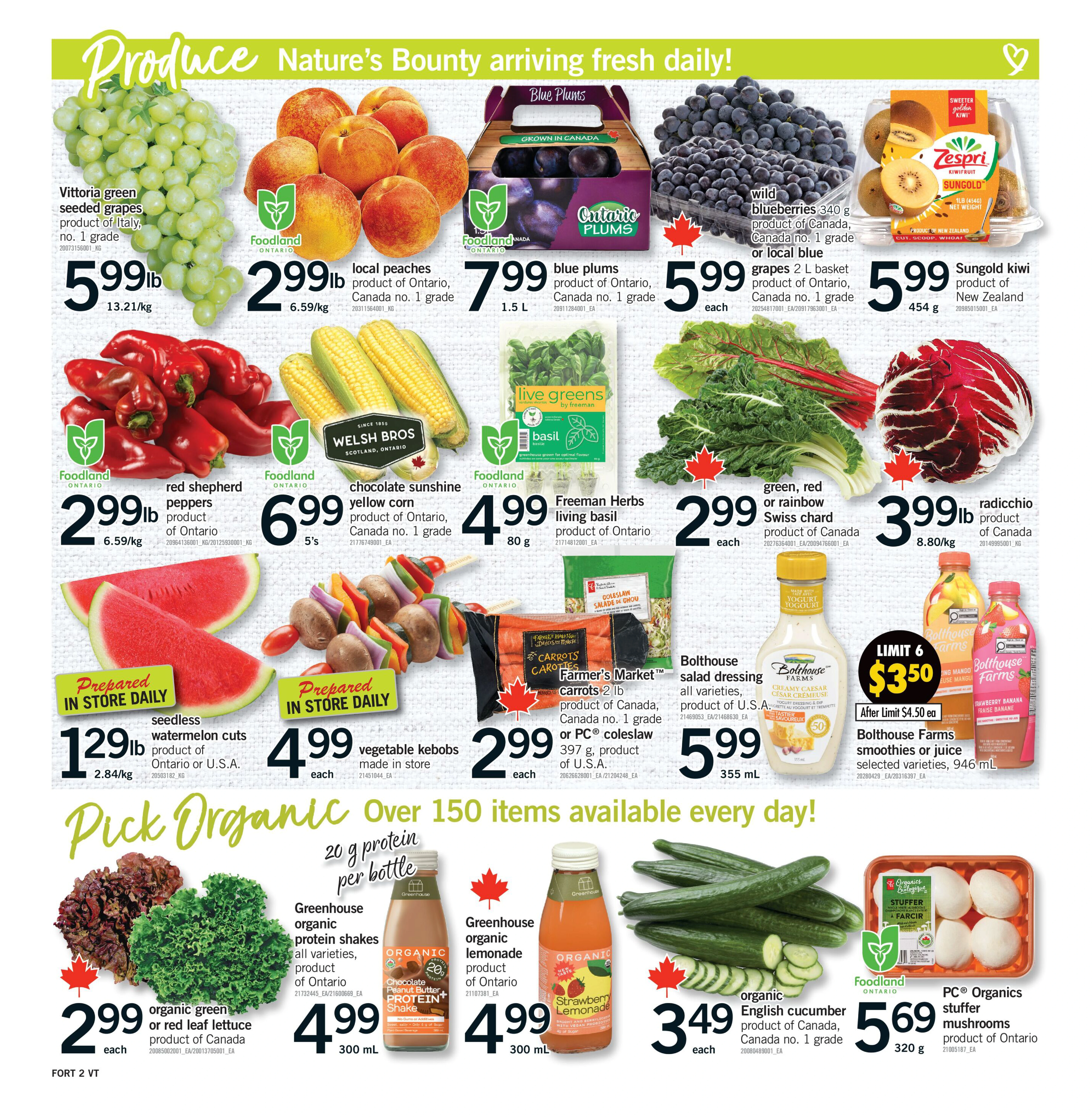 Fortinos Toronto & Etobicoke & Vaughan & Bolton Weekly Flyer - Valid Thursday, August 27 - Wednesday, September 02 - Page 3